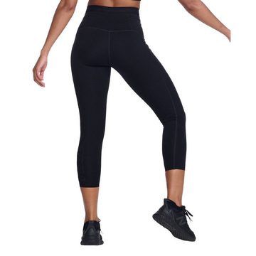 2xU 7/8-Leggings Kompressionshose knöchellang (1-tlg) Hi-Rise Bund / leichte Kompression / zwei seitliche Taschen