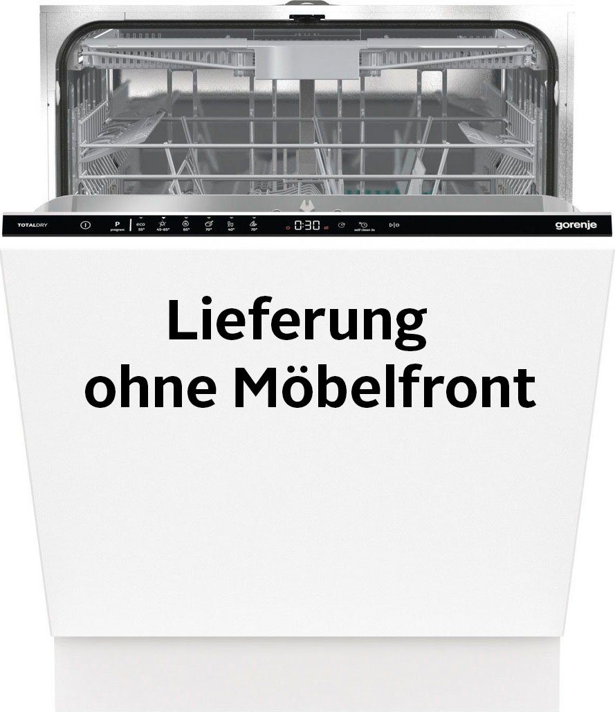 GORENJE vollintegrierbarer Geschirrspüler GV 16 D, 11 l, 16 Maßgedecke, TotalDry autom. Türöffnung