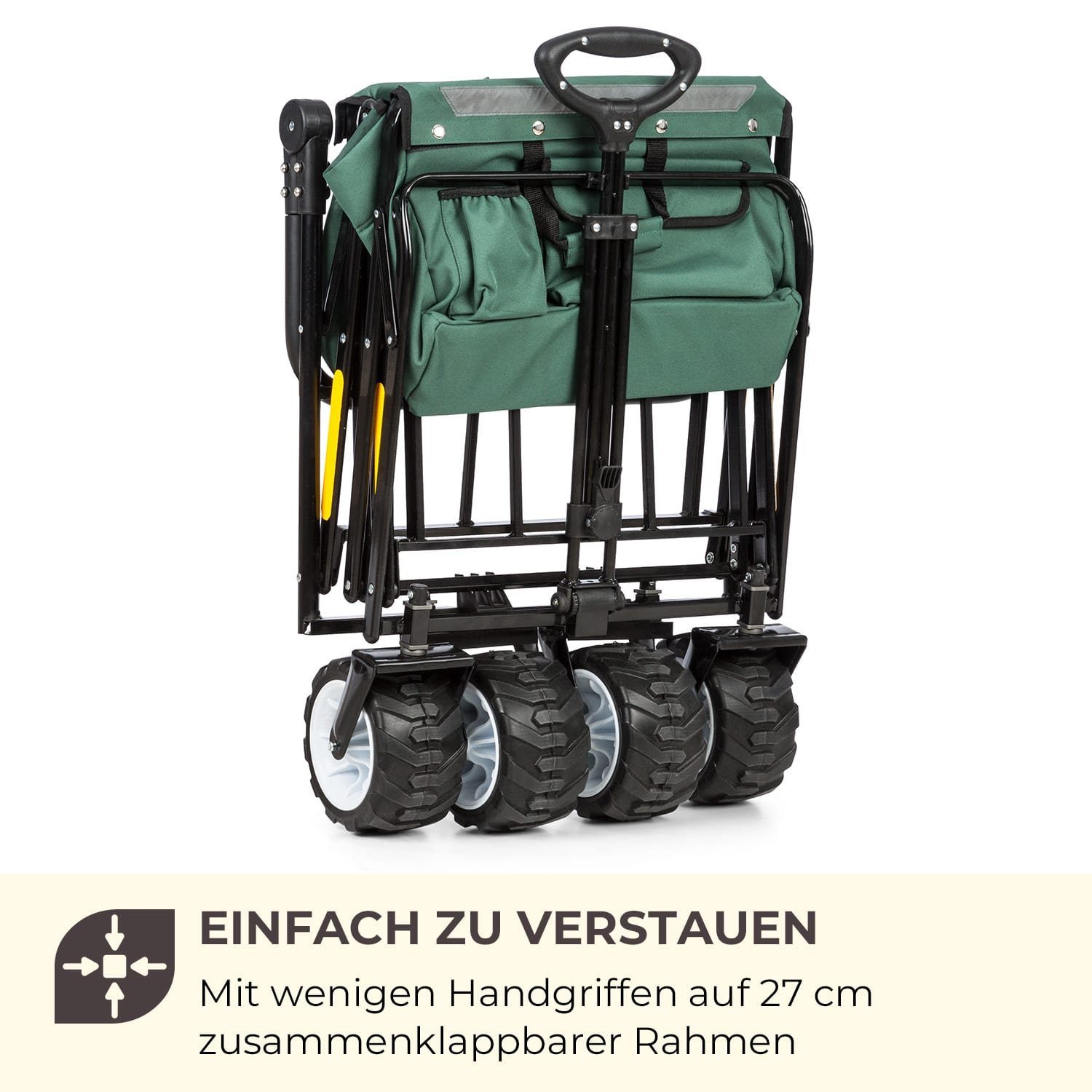 Waldbeck Bollerwagen Grün Rider Easy