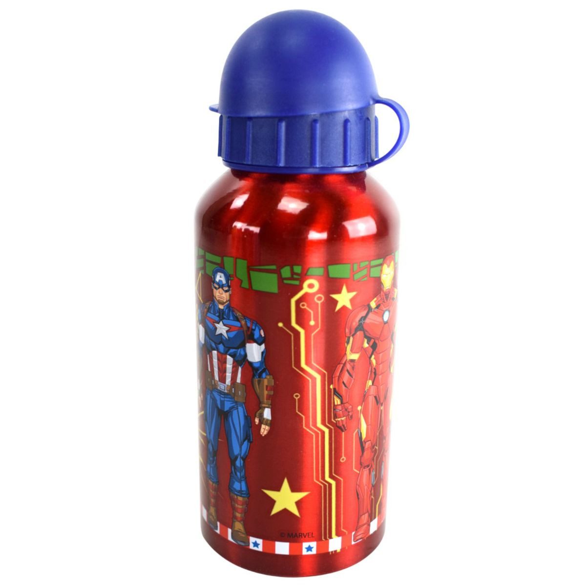 Stor Trinkflasche Aluminium Flasche für Kinder 400 ml Isoflasche mit Kappe Kinderflasche, extra leicht