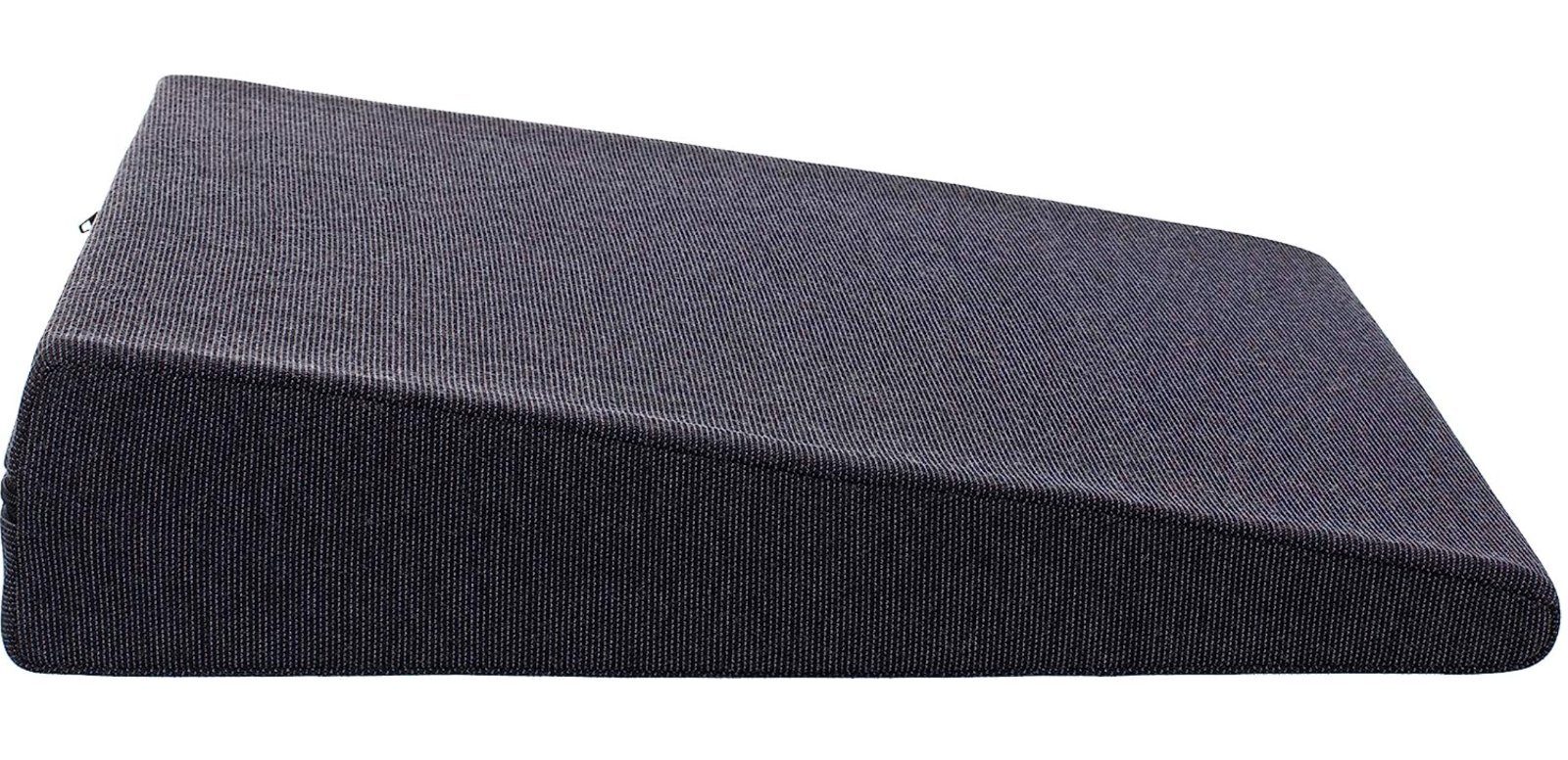DocMed Keilkissen Sitzkissen Ergonomisch & Bequem für Rollstuhl, Auto, Zuhause, Büro, Entlastung der Hüfte, 1-tlg., Gegen Rückenschmerzen, Rückenentlastung, Bandscheibenentlastung, Orthopädisches Keilkissen, Hoher Sitzkomfort, Rückenschonendes Sitzen