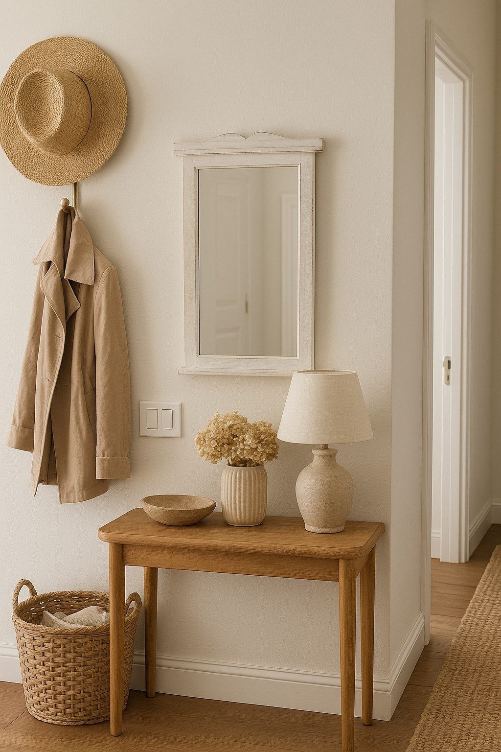 moebel-direkt-online Wandspiegel Rahmen aus Massivholz, antik weiß lackiert günstig online kaufen