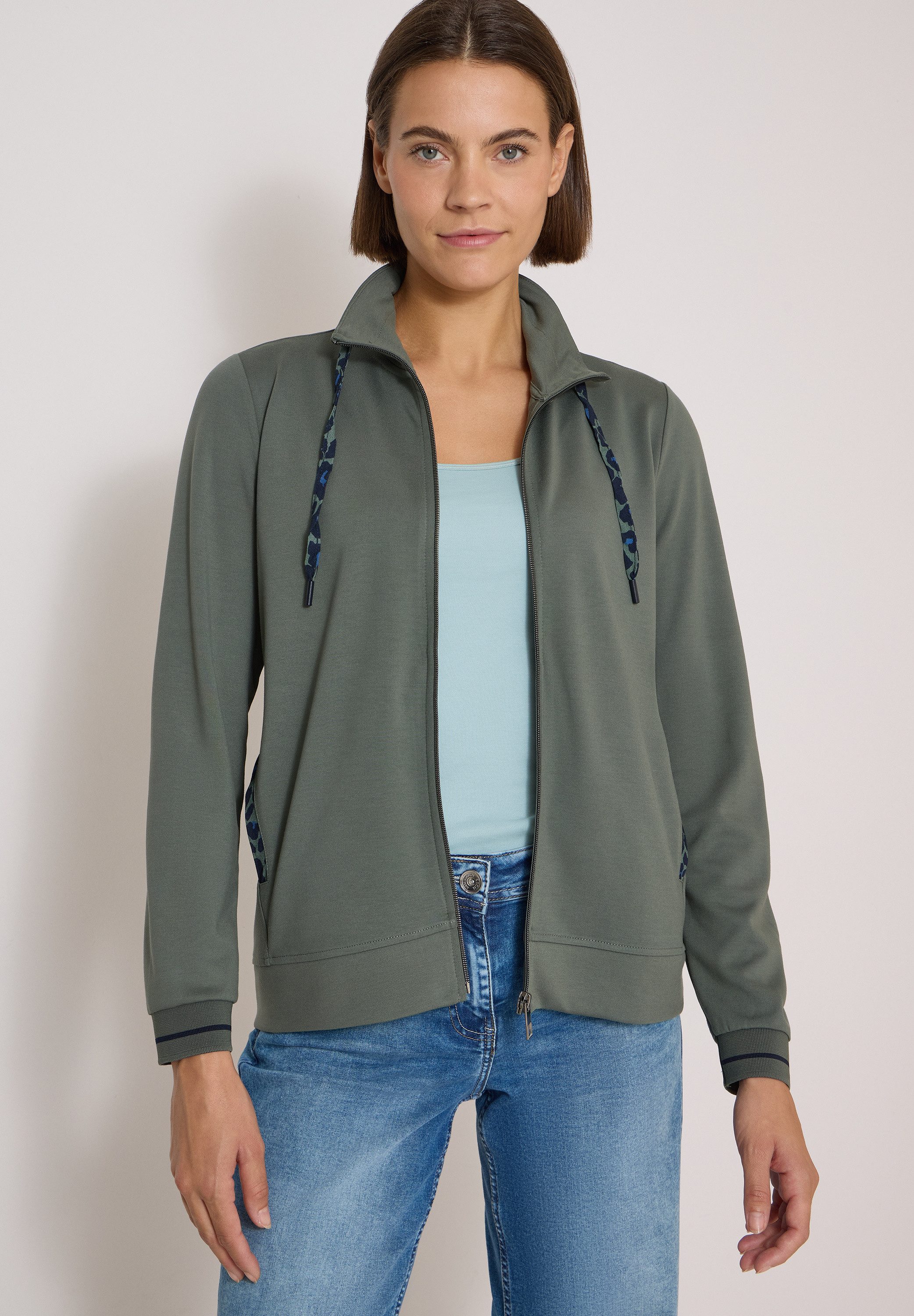 CECIL Cardigan mit Stehkragen