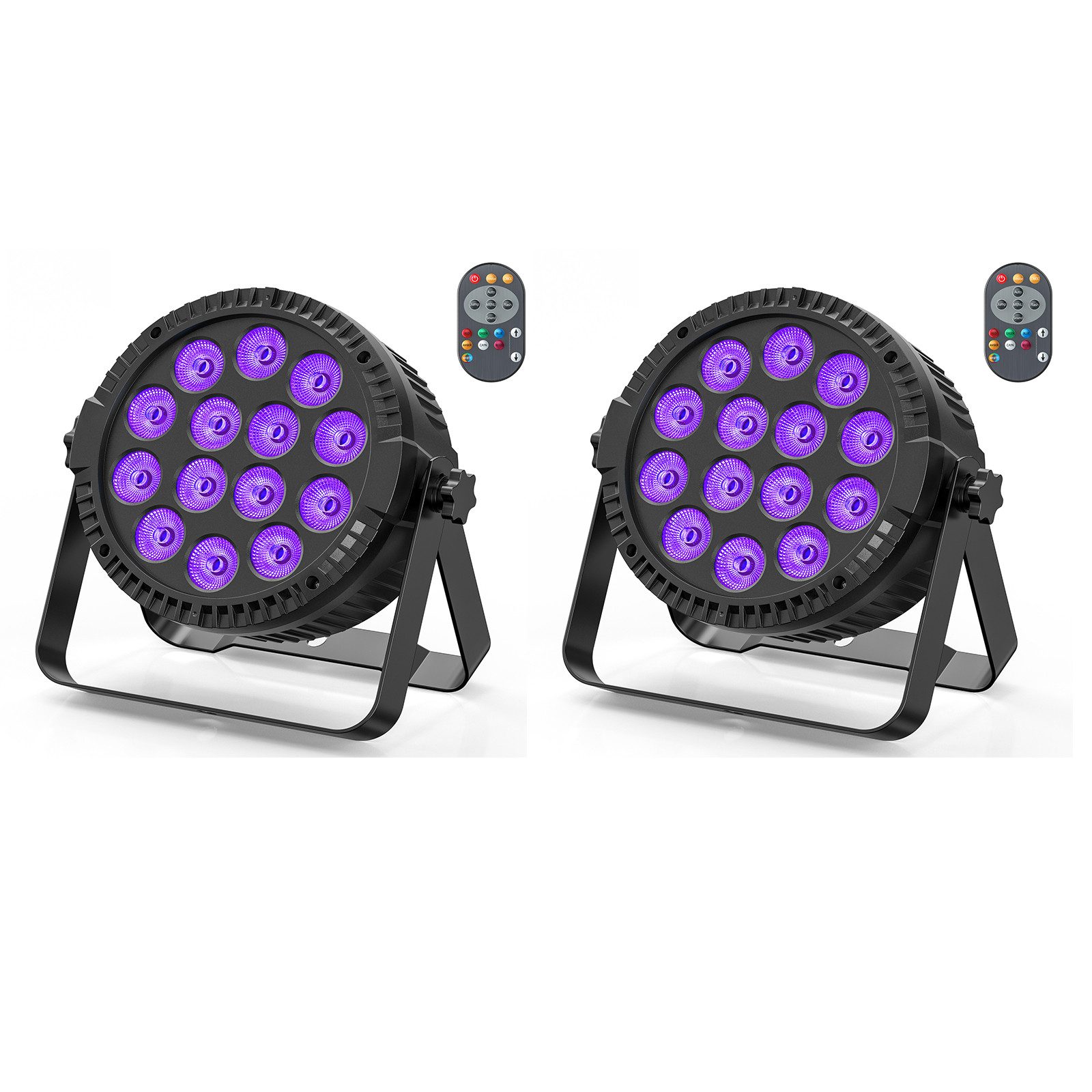 ZonQoonz Discolicht 80W LED PAR-Strahler 4-in-1 RGBW 14 LEDs – Bühnenlichteffekt