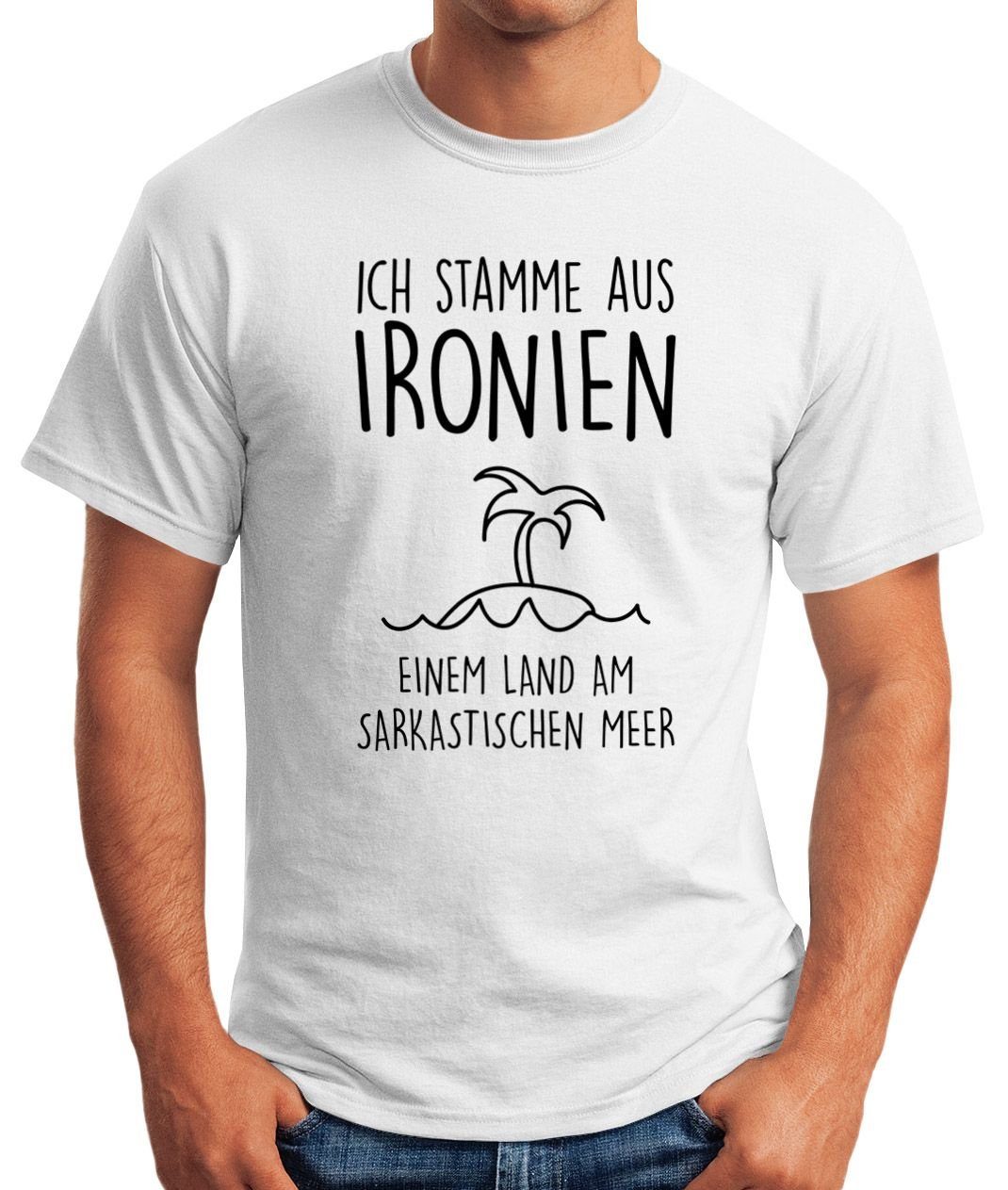 MoonWorks Print-Shirt Herren T-Shirt Ich stamme günstig online kaufen