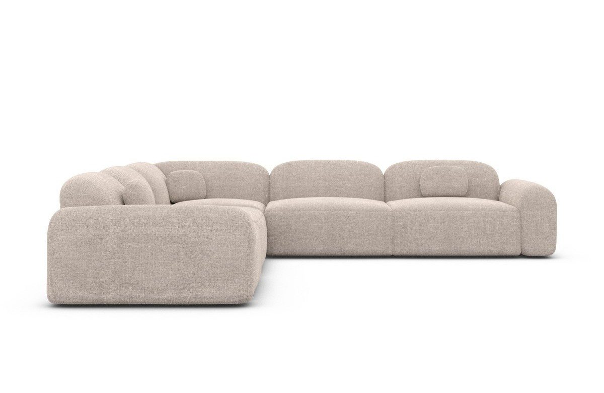 Sofa Dreams Ecksofa Stoff Eckcouch Polstersofa Luxus Eck Couch Barcelona L Form, Loungesofa
