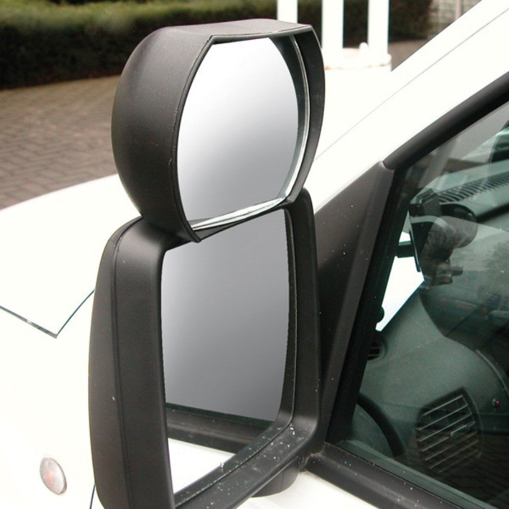 CAR POINT Autospiegel Fahrzeugspiegel LKW Zusatz Außenspiegel (komplett Set), konvex