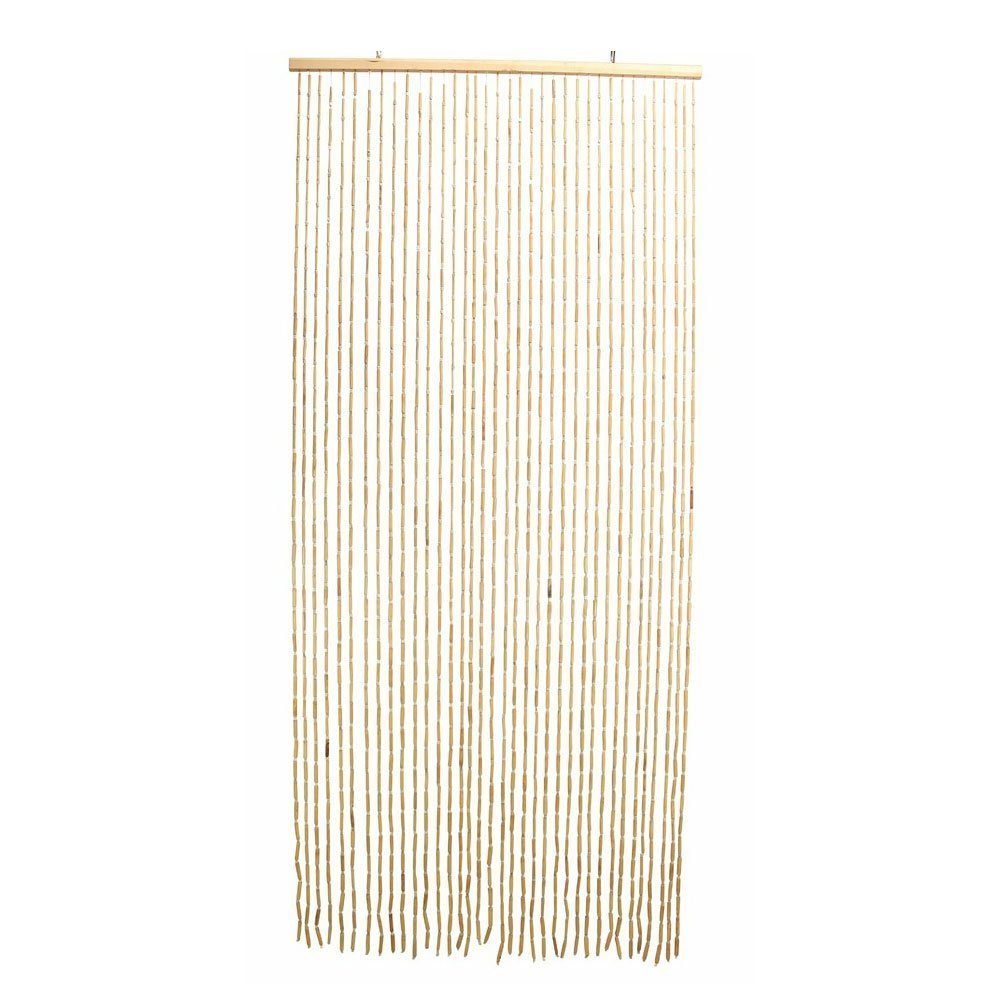 Home-trends24.de Türvorhang Bambus Vorhang Türvorhang Insektenschutz Terrasse Garten Braun 200 cm