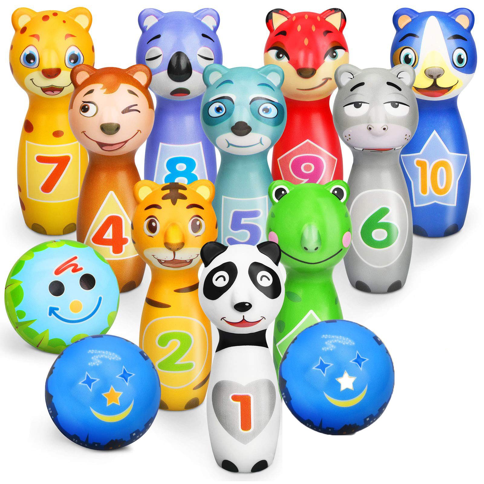 CLTYQ Outdoor-Spielzeug 12 Stück Bowling Set, günstig online kaufen