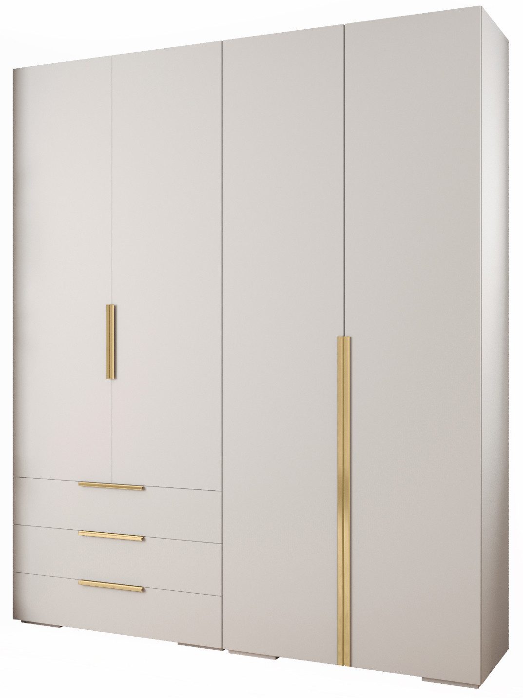 ABIKS MÖBEL Kompaktgarderobe INOVA 1 SATZ 15 Möbelset, Garderobe mit Kleiderstange und Regalen