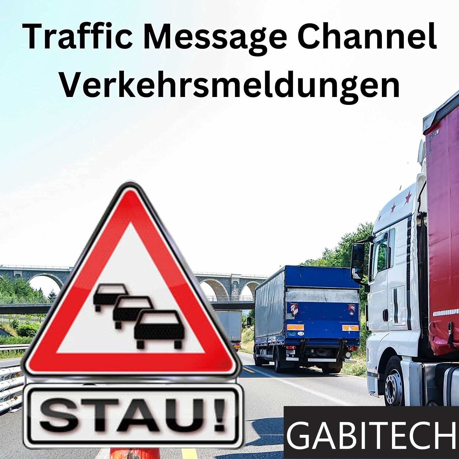 TMC für LKW-Navigationsgerät WOMO funktion NAVI GABITECH 9" mit PKW, LKW, Navigationssystem GPS BUS,