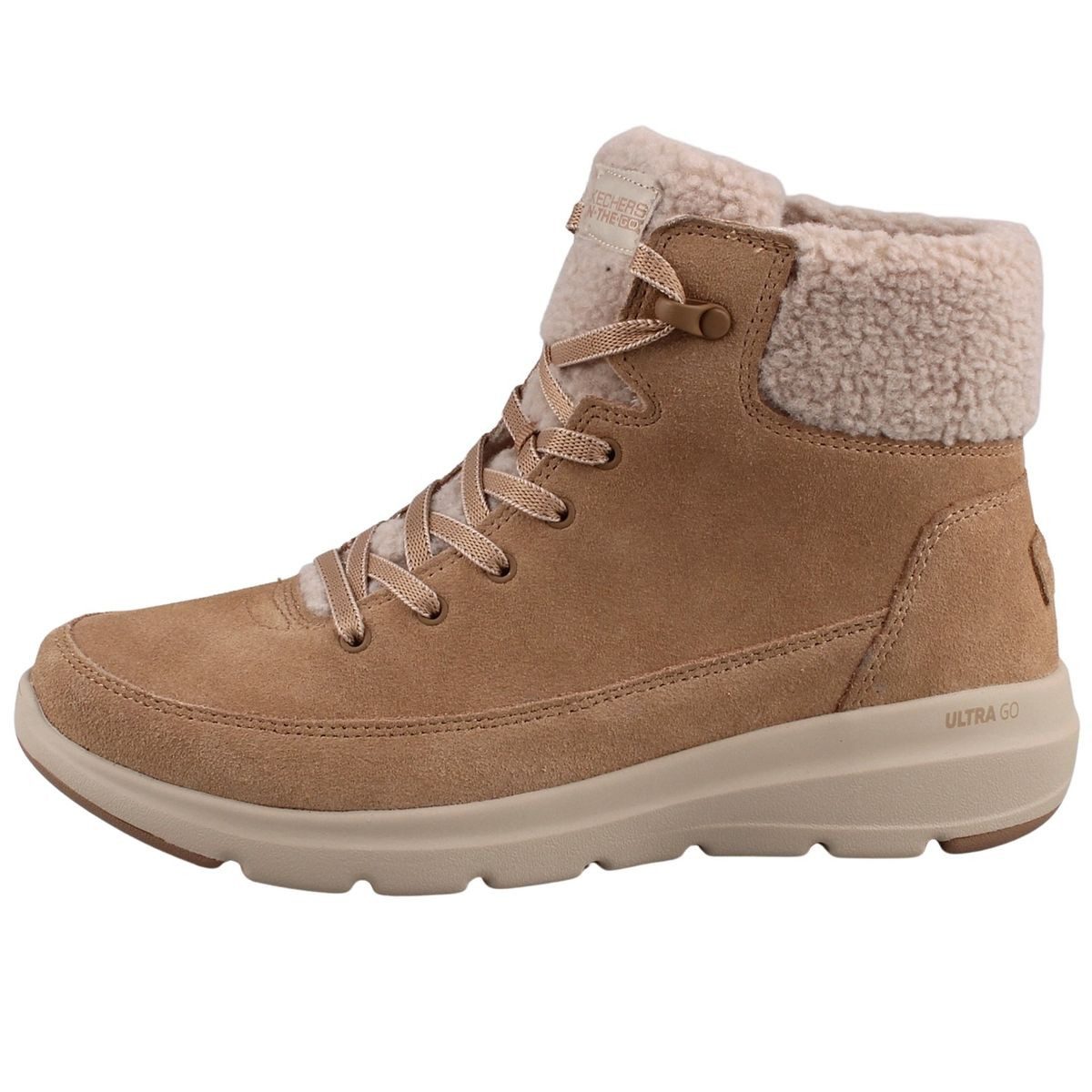 Skechers 144233-CSNT Stiefelette Damen-Lederboot, wasserabweisend mit leichter ULTRA GO®-Dämpfung – Bild 3 von 5