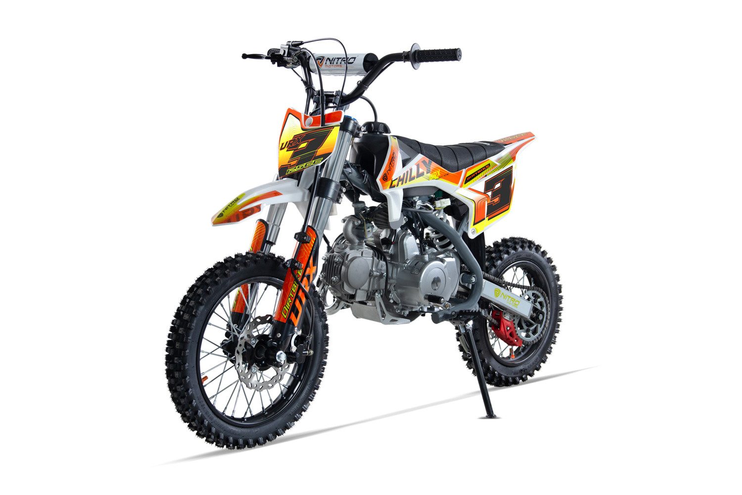Smarty Dirt-Bike 125cc Dirtbike CHILLY UX URX 14/12 Kick und E-Start