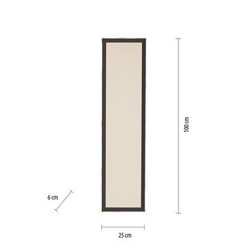 SellTec LED Deckenleuchte LED Deckenlampe Panel Digital, CCT-Farbtemperaturregelung, RGB Rainbow Lichteffekt, Dimmfunktion, 1x LED-Board/21,50 Watt, Warmweiß bis Kaltweiß, RGB Rainbow, RGB CCT Farbwechsel dimmbar Fernbedienung schwarz