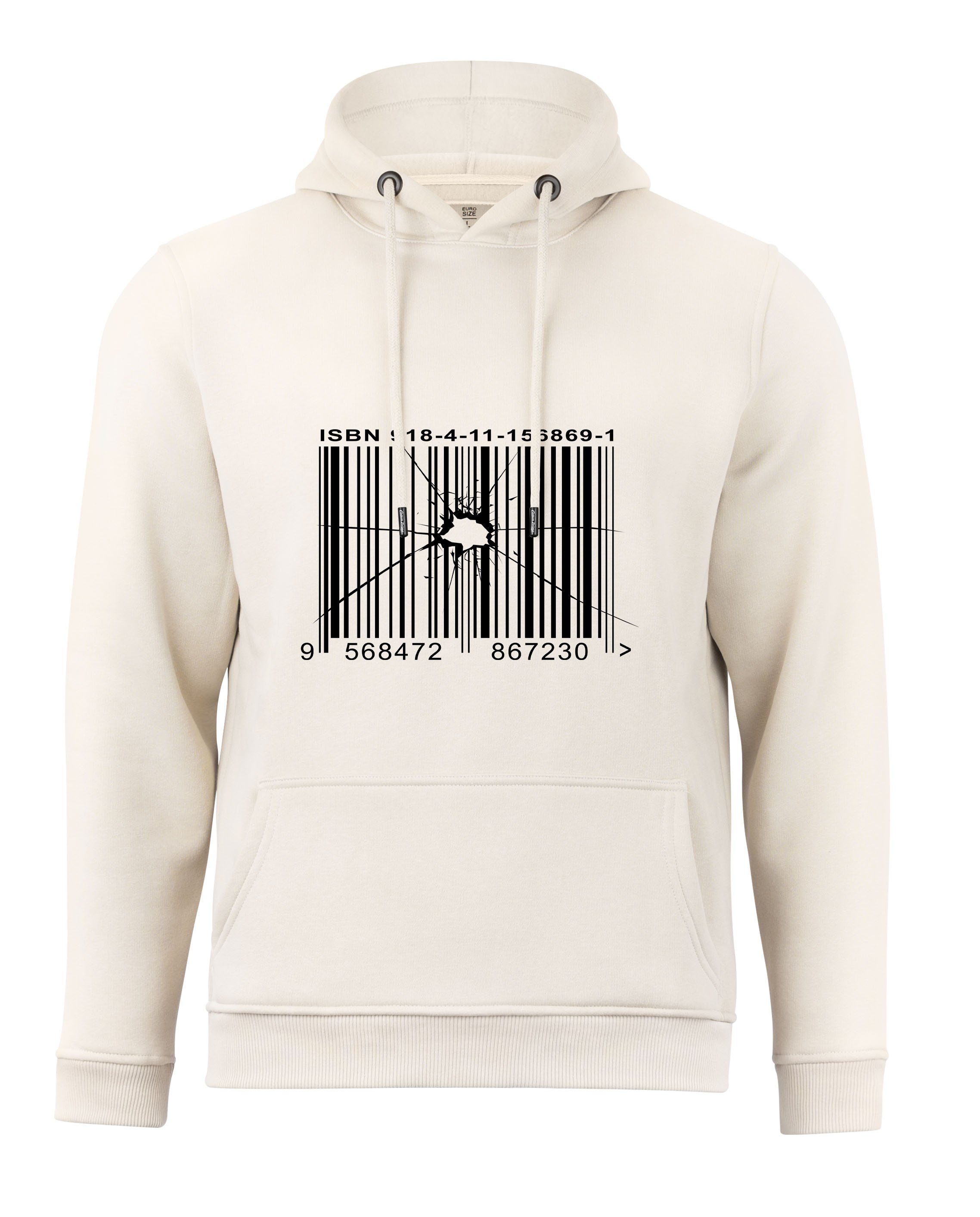 Cotton Prime® Hoodie Barcode - Out of Order mit weichem Innenfleece