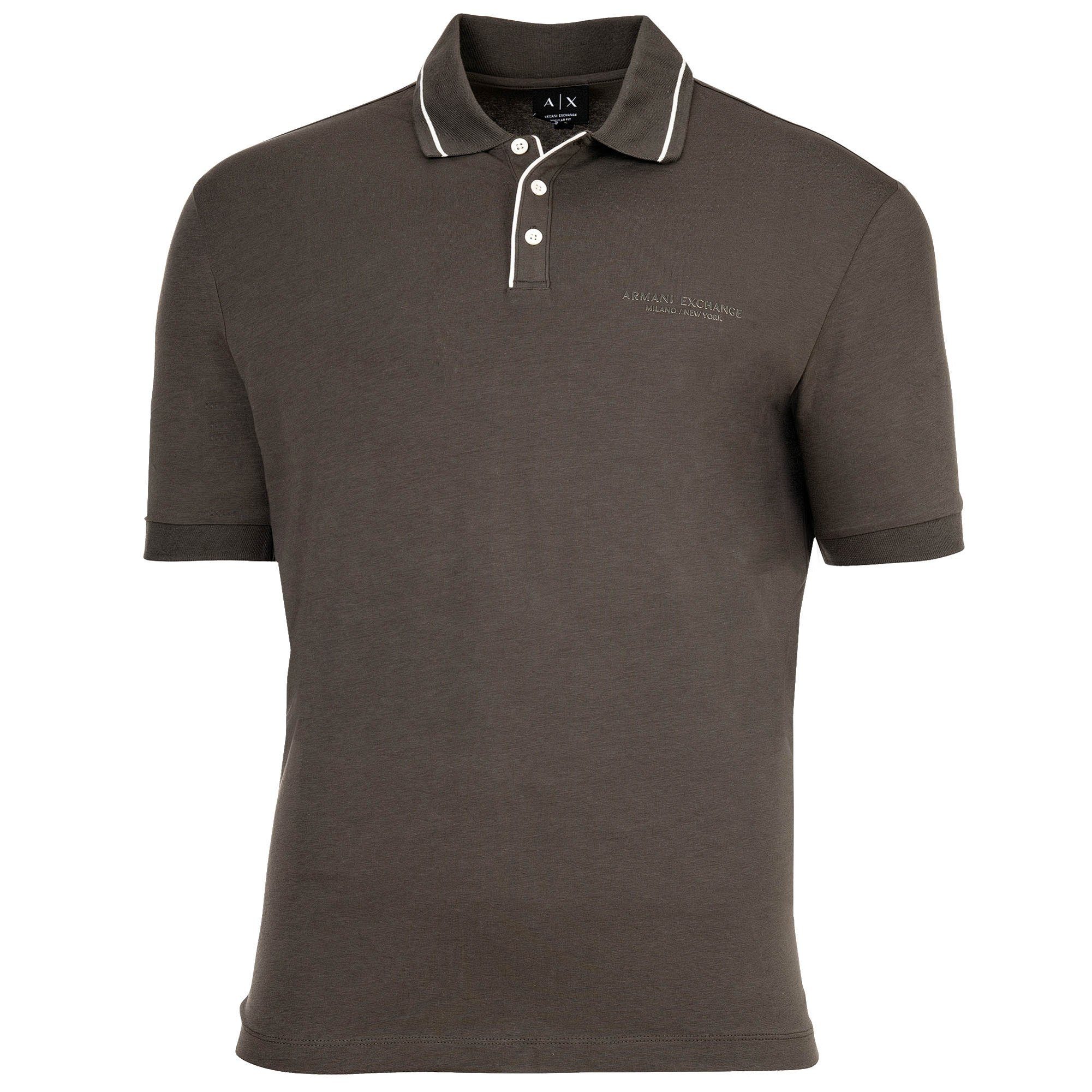 ARMANI EXCHANGE Poloshirt Herren Poloshirt 1er Pack Baumwolle POLO SHIRT (Packung, 1er Pack)