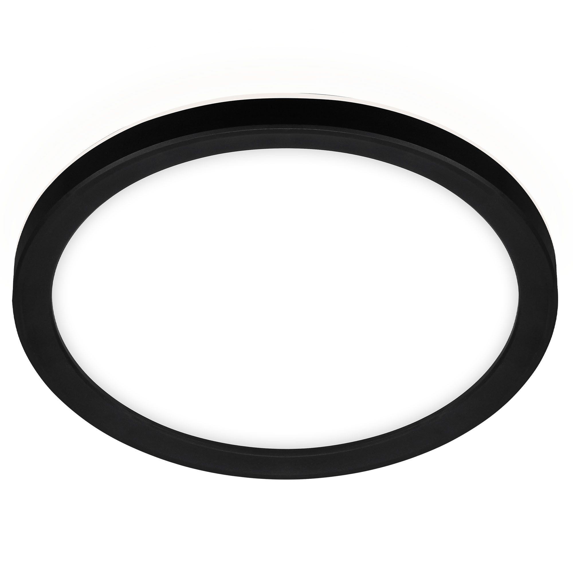 Briloner Leuchten Deckenleuchte LED Deckenlampe Panel Slim Ultraflach Backlight Schwarz/Weiß, Rund, LED fest integriert, 4000K, Verschiedene Größen und Ausführungen, Wohnzimmer, Schlafzimmer, Flur
