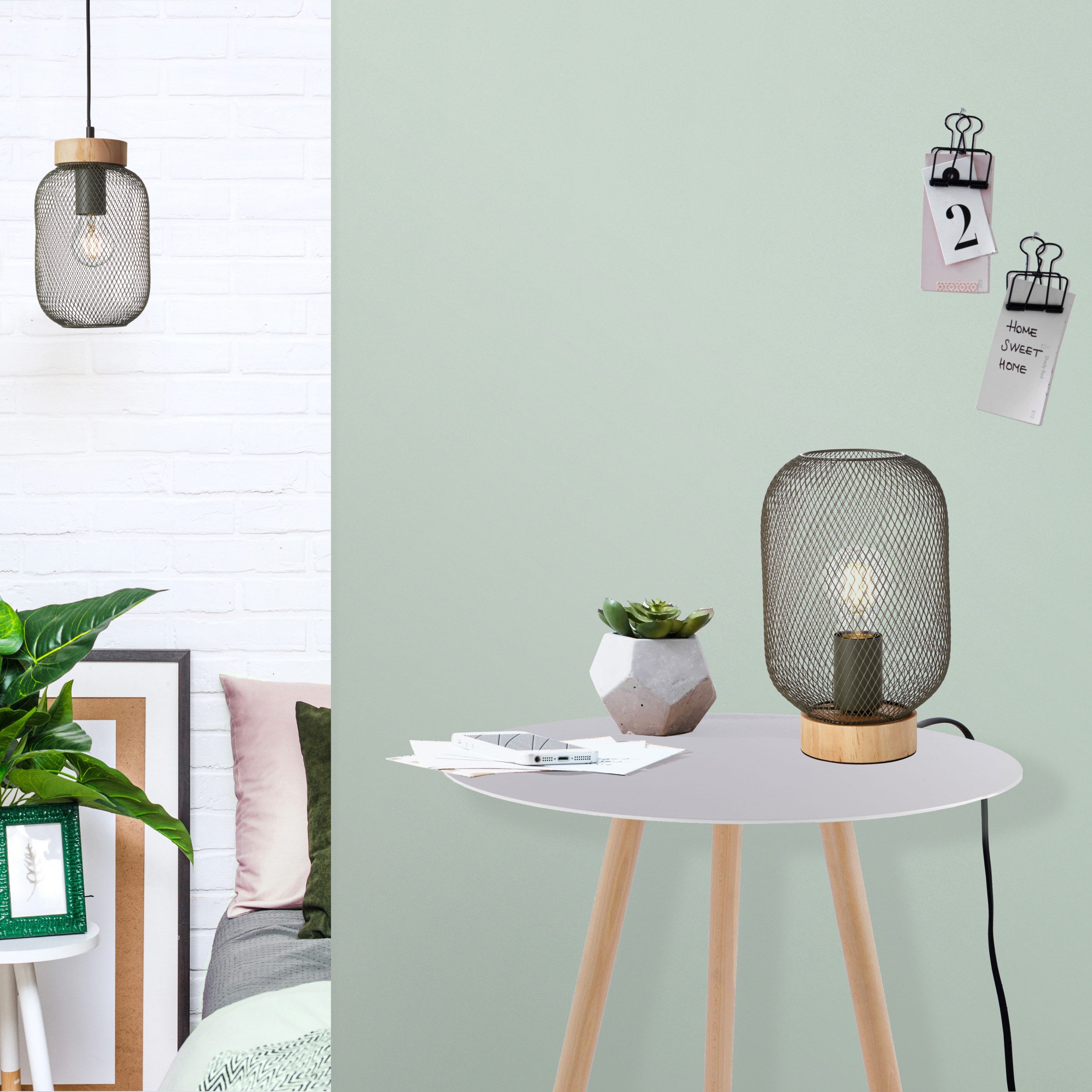 Lightbox Tischleuchte, ohne Leuchtmittel, Tischlampe, 27cm, günstig online kaufen