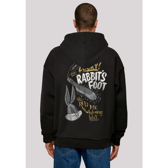 F4NT4STIC Hoodie Looney Tunes Bugs Bunny Rub Me The Wrong