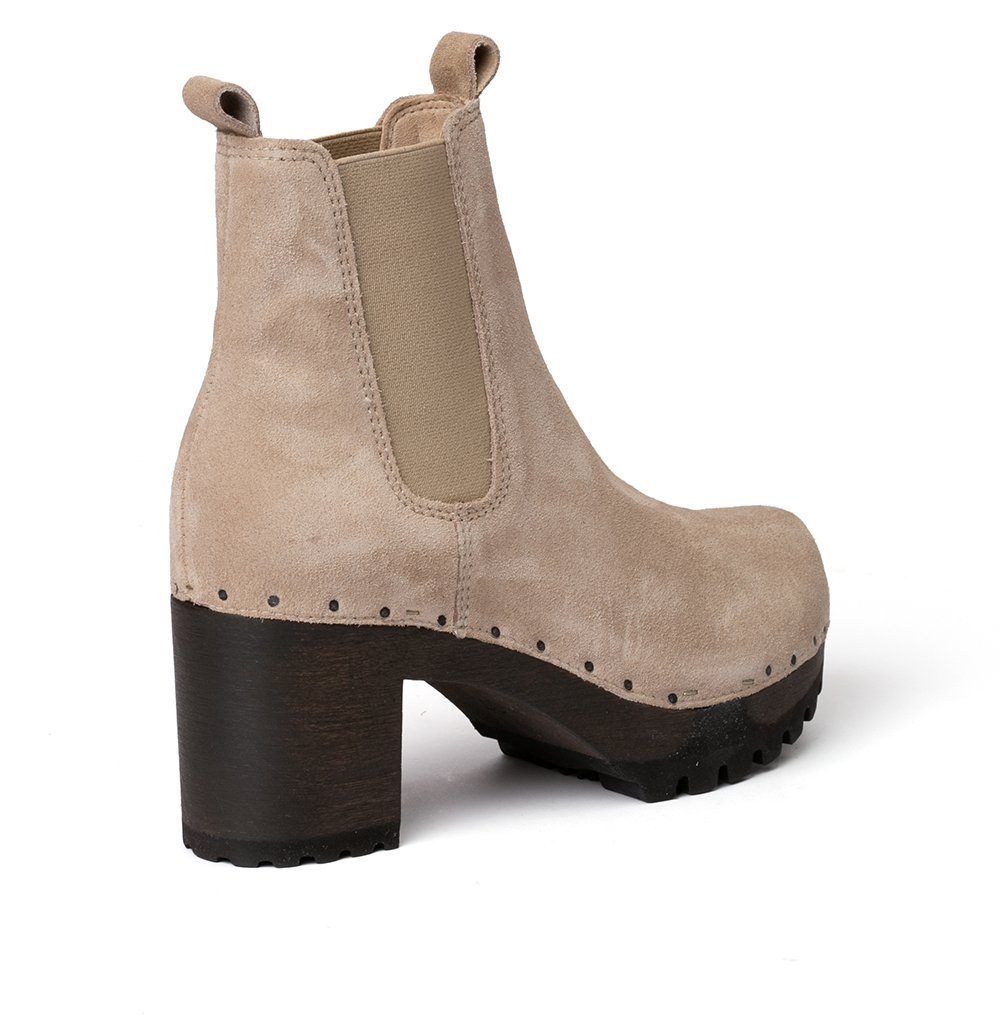 Softclox ODILIA Kaschmir taupe (dunkel), Winter, Holz, Clogs, Damen, bequem günstig online kaufen