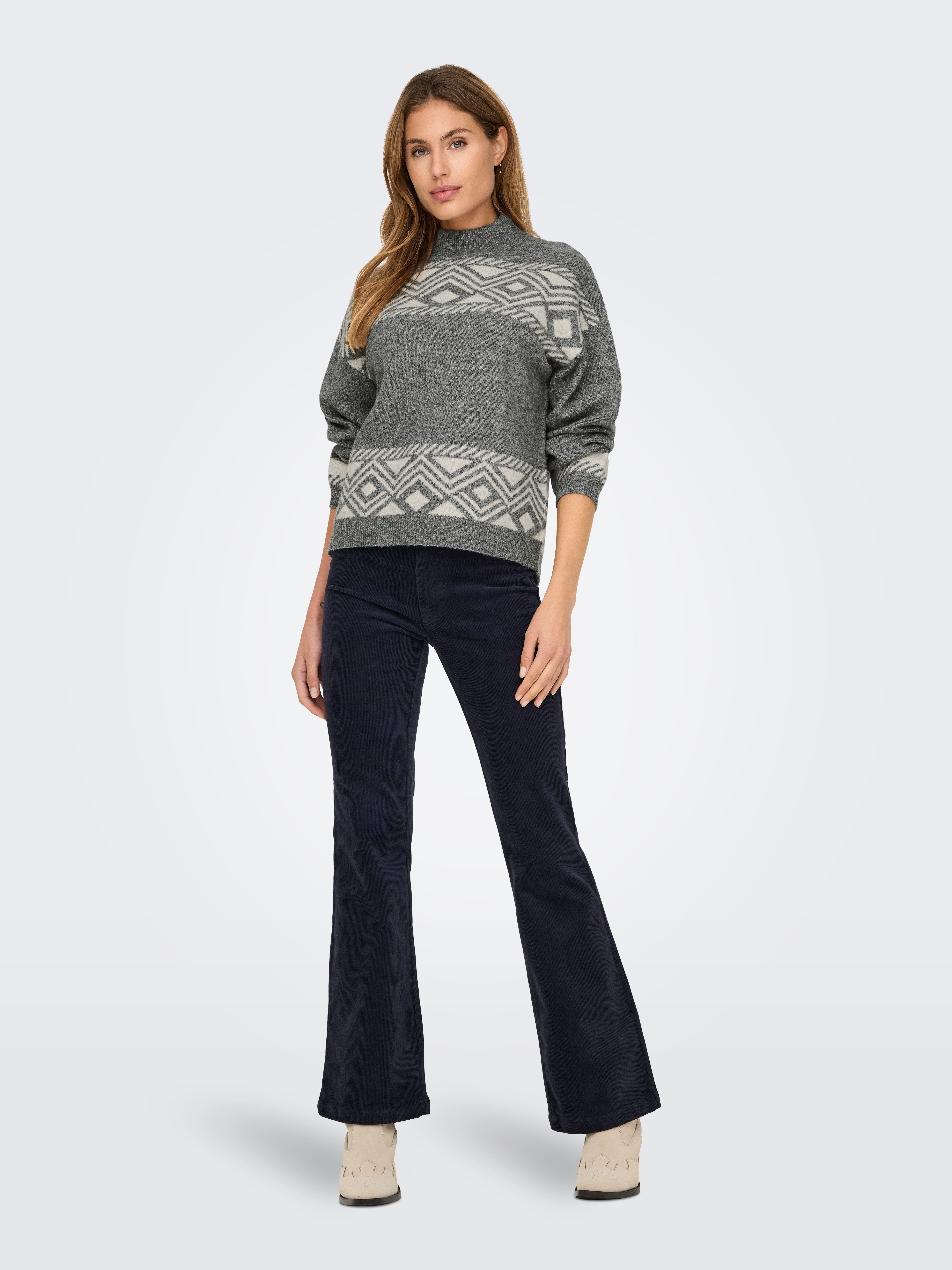 ONLY Stehkragenpullover ONLVICTORIA L/S PULLOVER KNT NOOS