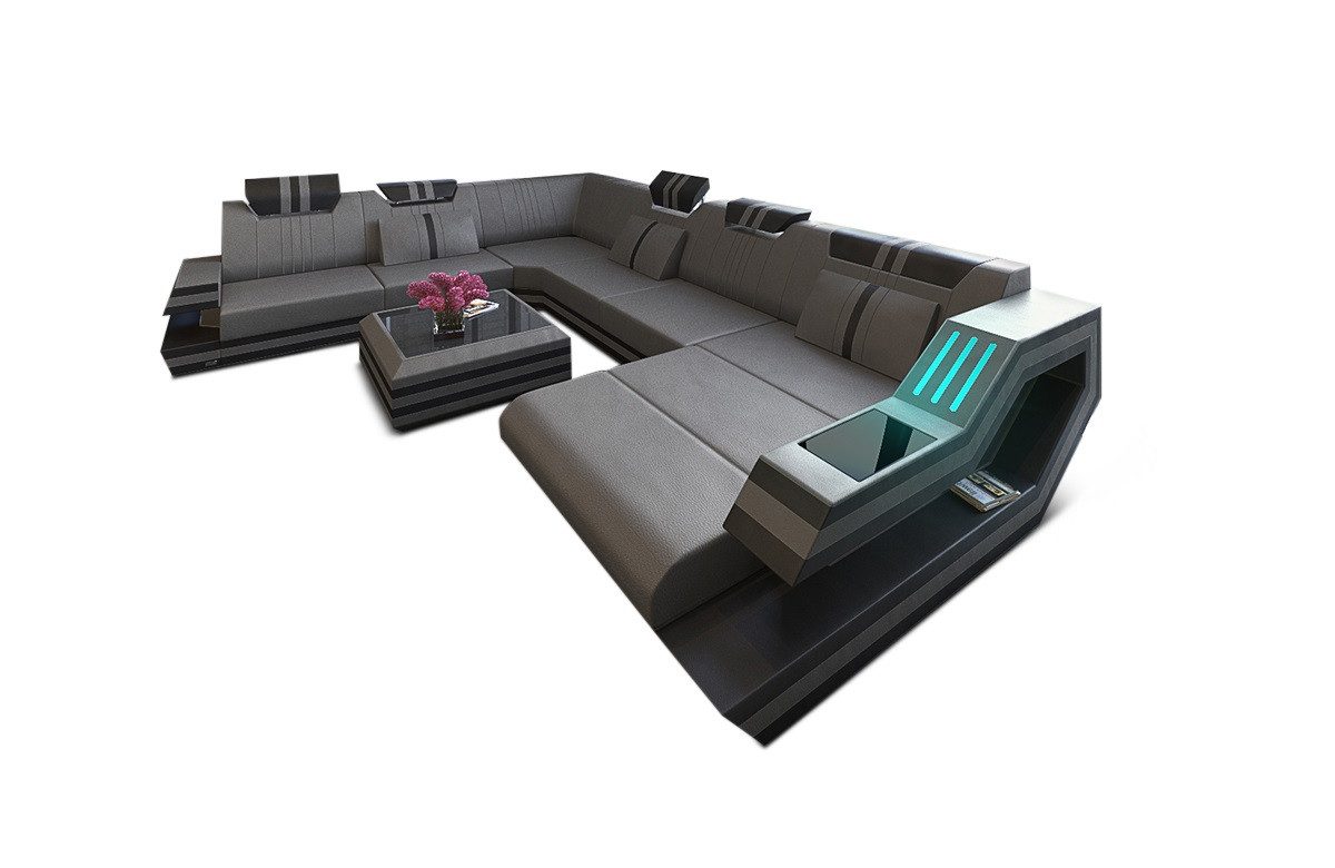 Sofa Dreams Wohnlandschaft Sofa Leder Ledercouch günstig online kaufen