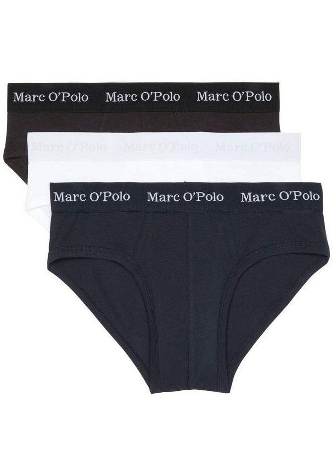 Marc O'Polo Slip (Packung, 3-St), Tragekomfort aufgrund 95 % Baumwolle