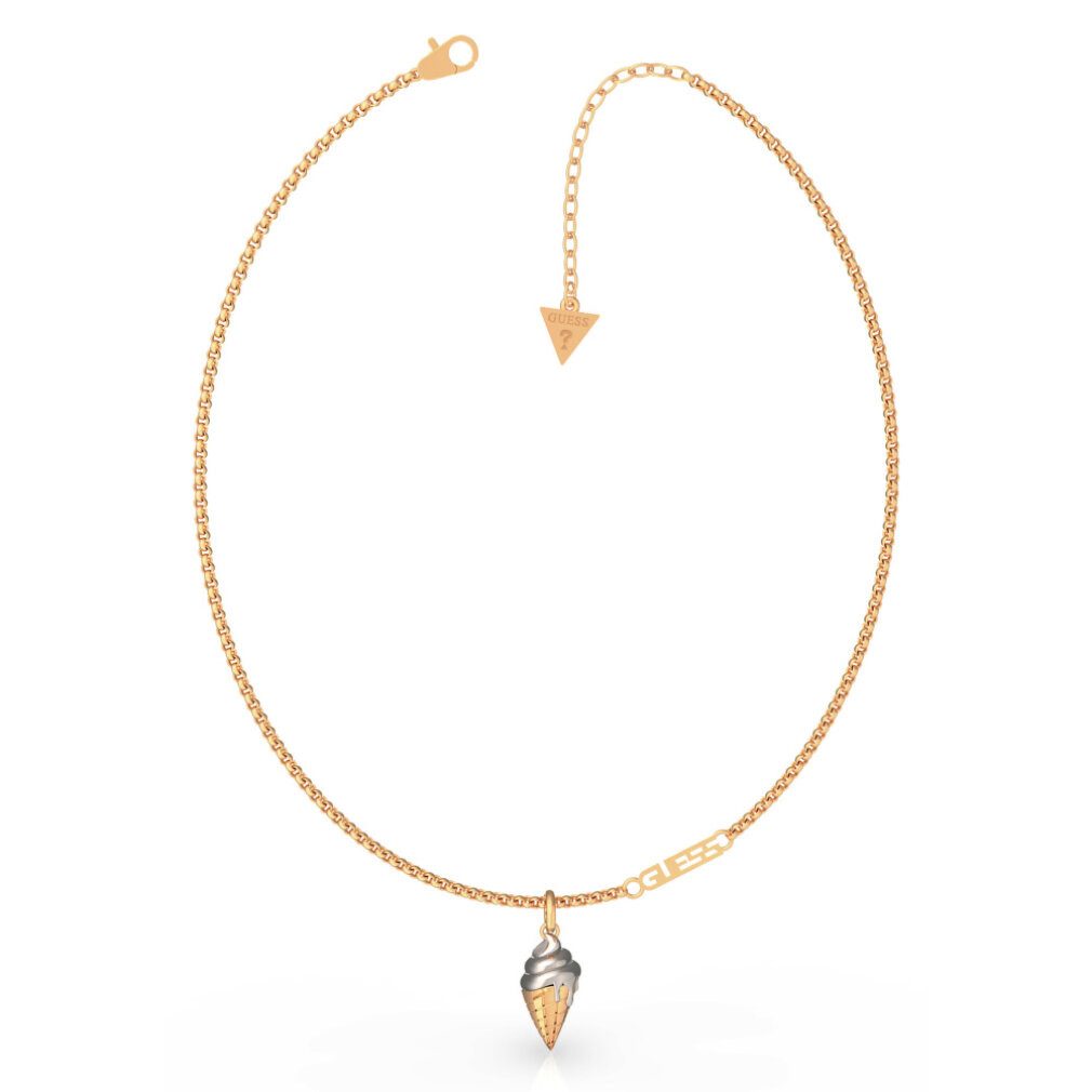 Guess Kette mit Einhänger Damen Halsket... Guess Kette mit Einhänger Damen Halsket...