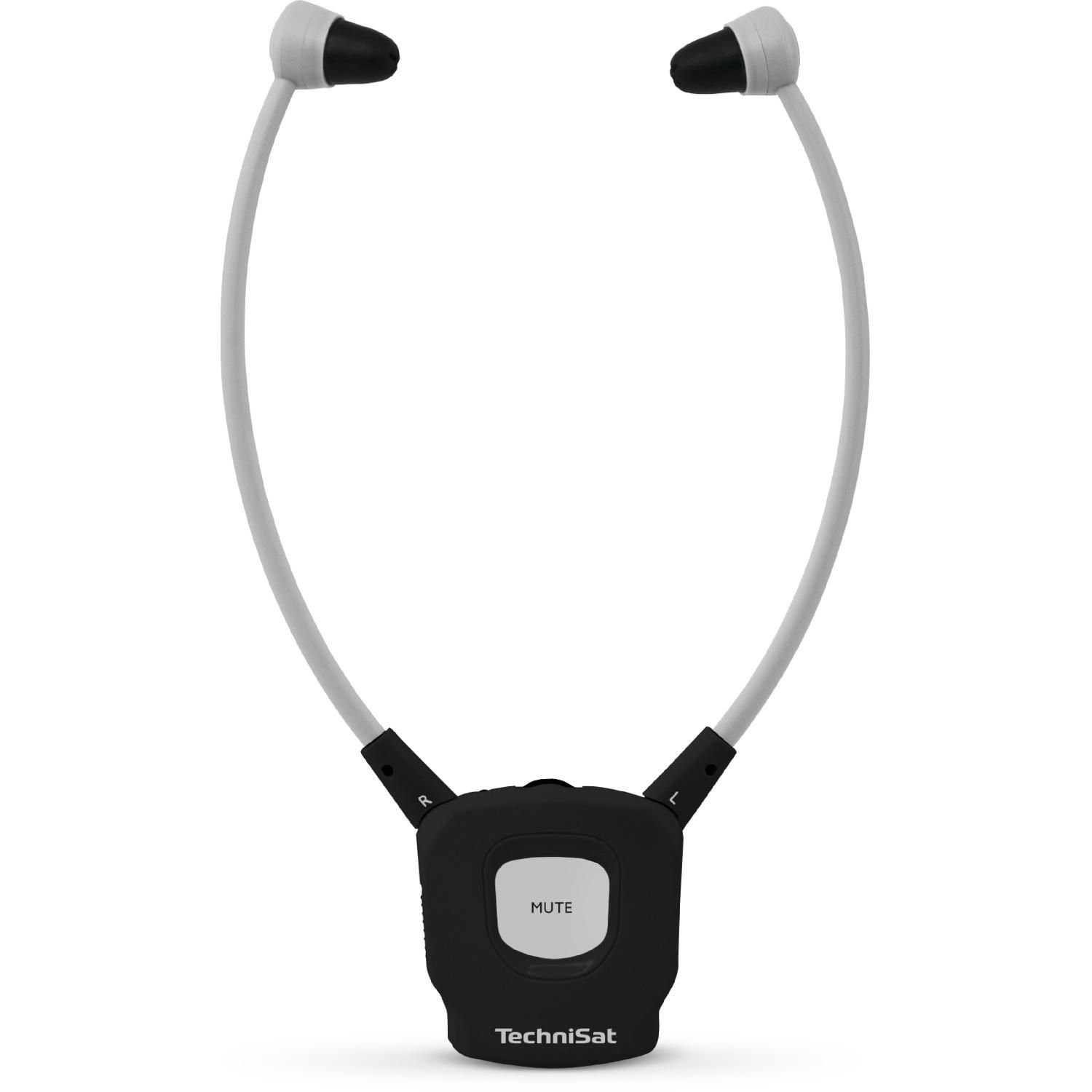 Kopfhörer Kopfhörer STEREOMAN ISI V2 schwarz TechniSat (Tastenbedienung: 2 Lautstärke)