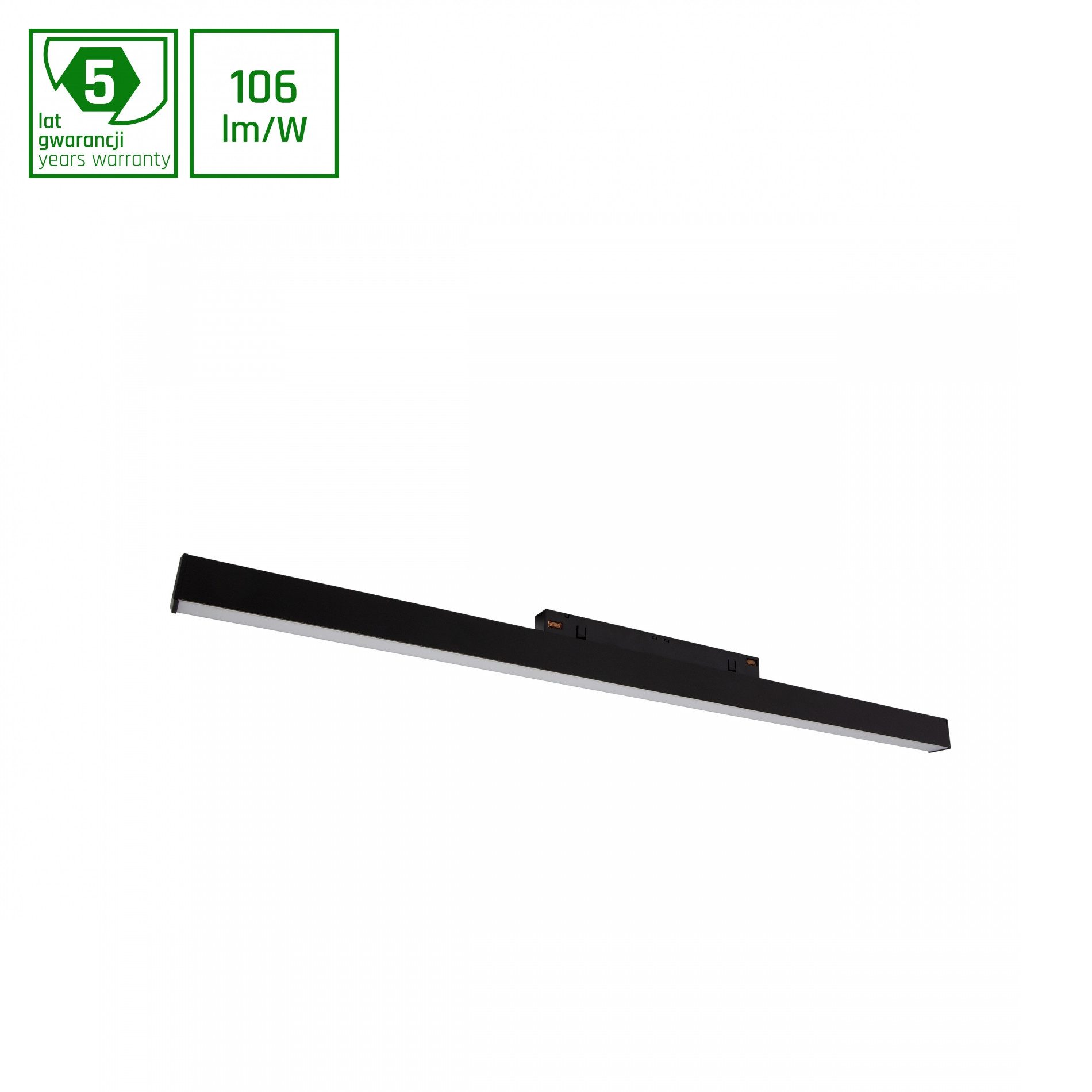 Schienensystem-Leuchten LED SYSTEM Shift Line M 17W 48V Schienensystem 100° 1800lm Warm 3000K