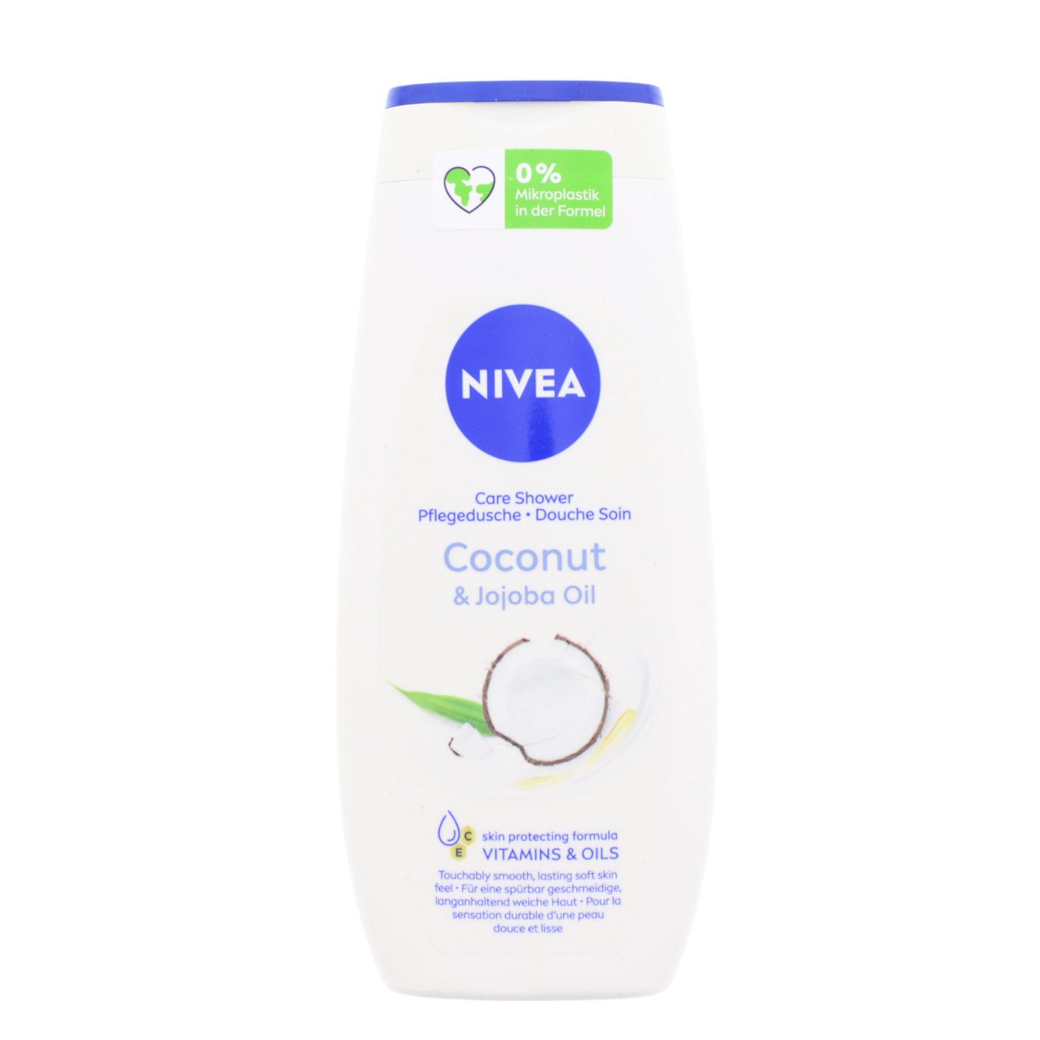 Nivea Duschgel NIVEA Coconut & Jojoba Oil Pflegedusche 250ml pH-hautneutrales Duschge