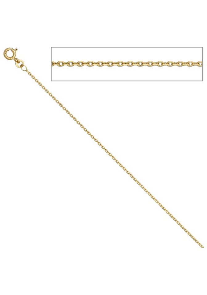 JOBO Goldkette, Ankerkette 585 Gold 38 c... JOBO Goldkette, Ankerkette 585 Gold 38 c...