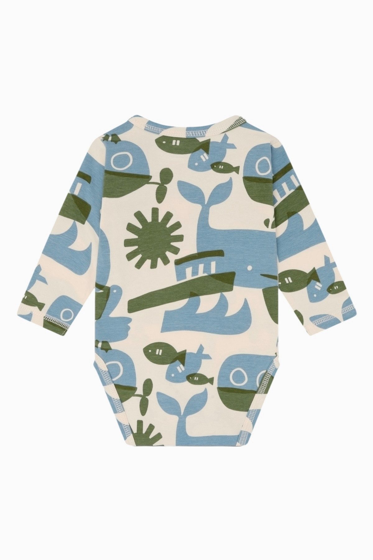 Hust & Claire Langarmbody Billy Oceanlife (1-tlg) Hust & Claire Body “Billy Oceanlife” Langarm, Allover-Print, Jungs