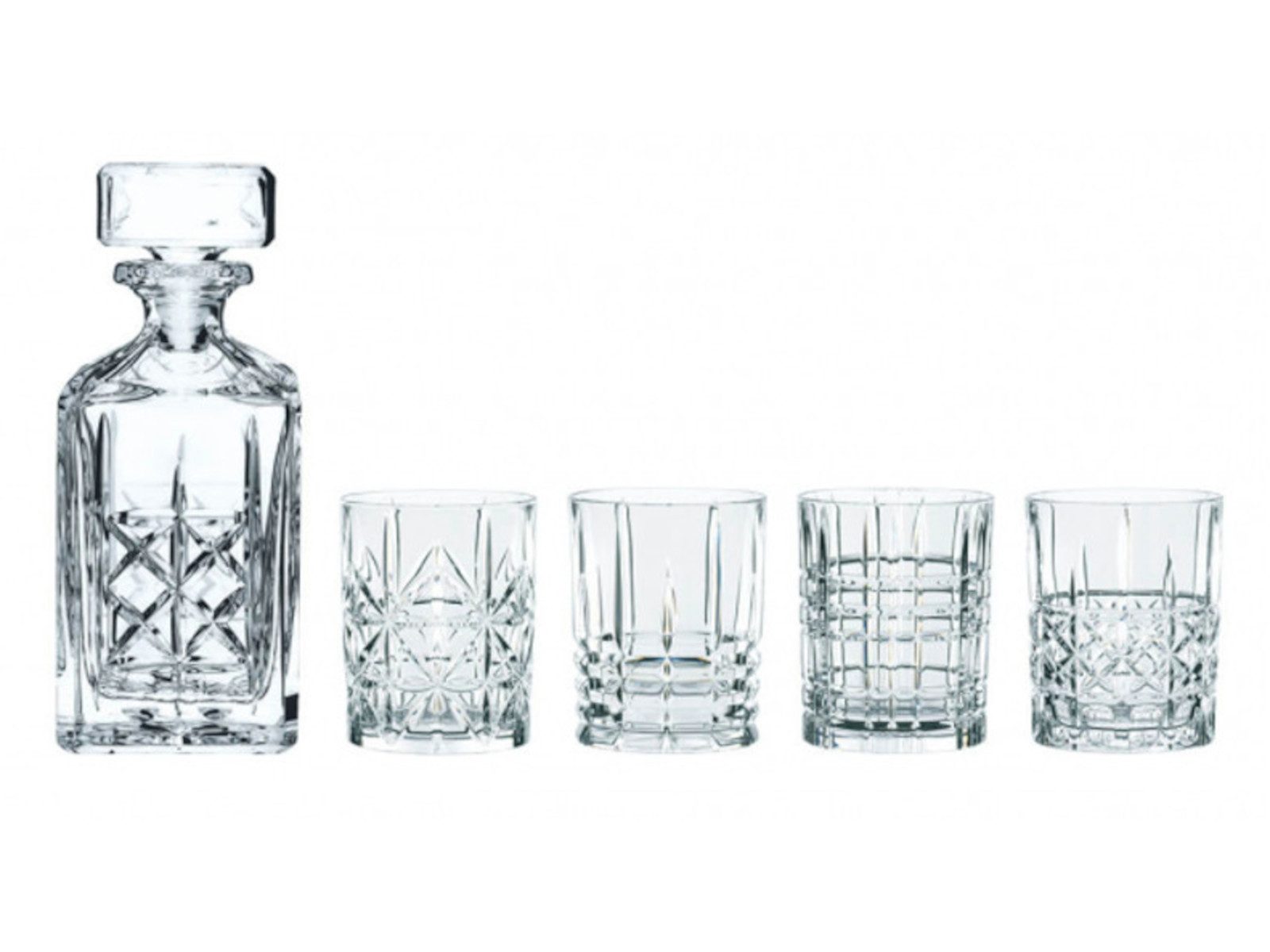 Nachtmann Gläser-Set Highland Whiskyset 5tlg. (0098196-0) NEU, Kristallglas, Whiskyset Set/5 7473/5tlg Highland UK/3