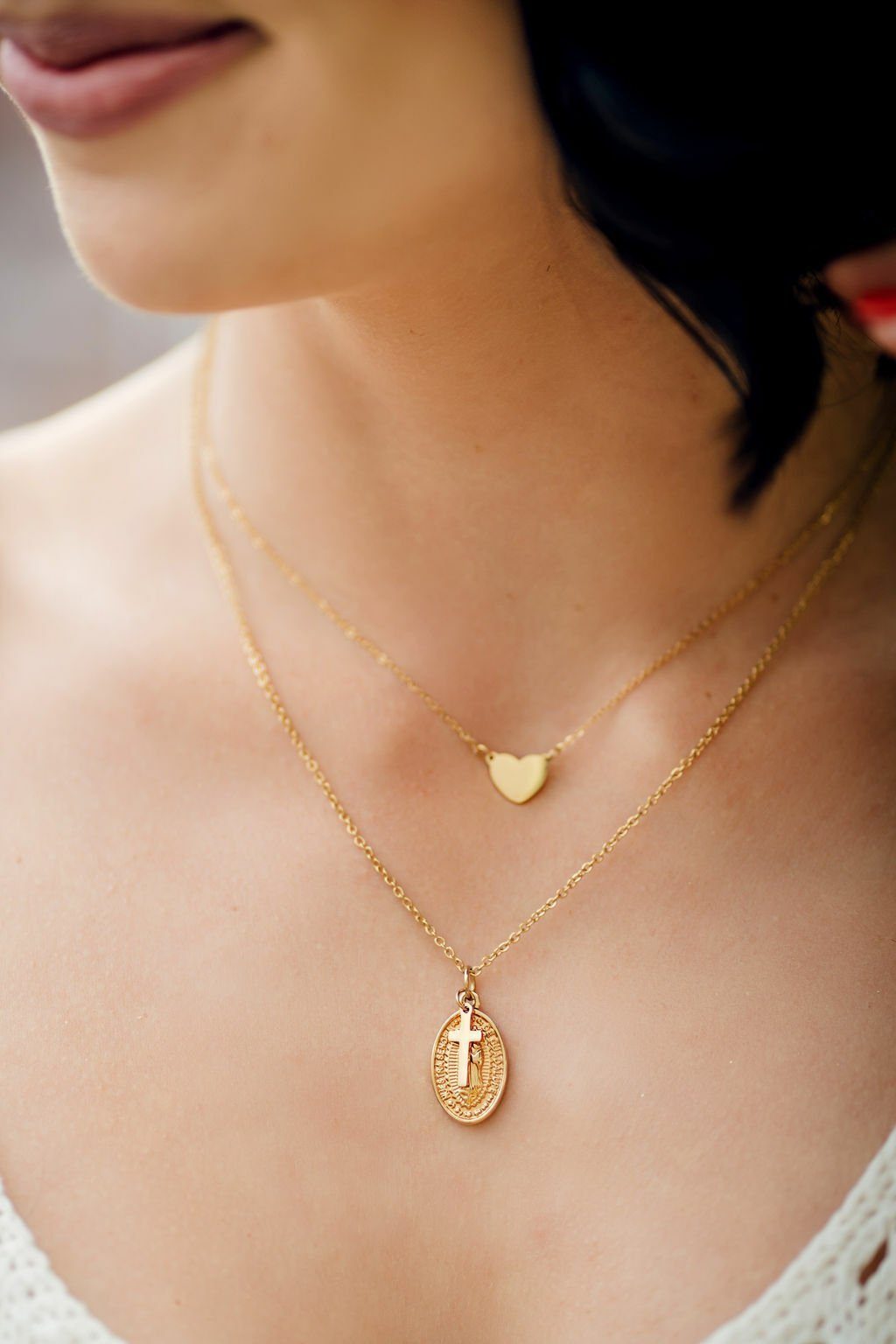 Heideman Kette mit Anhänger Alterum rose günstig online kaufen