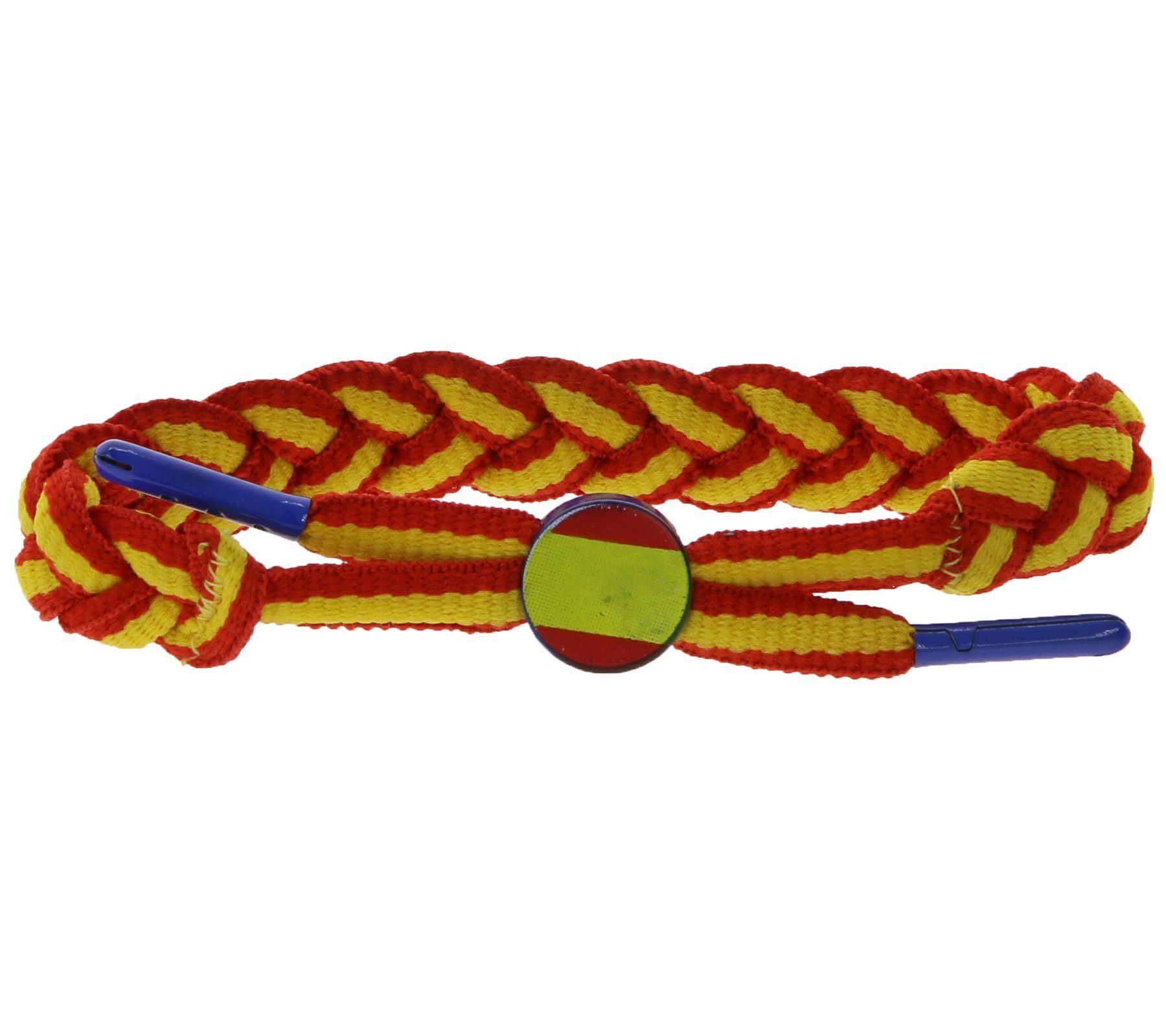Herren Schmuck C3 Armband C3 Armband modisches Textil-Armband Spanische Flagge Arm-Schmuck Gelb/Rot
