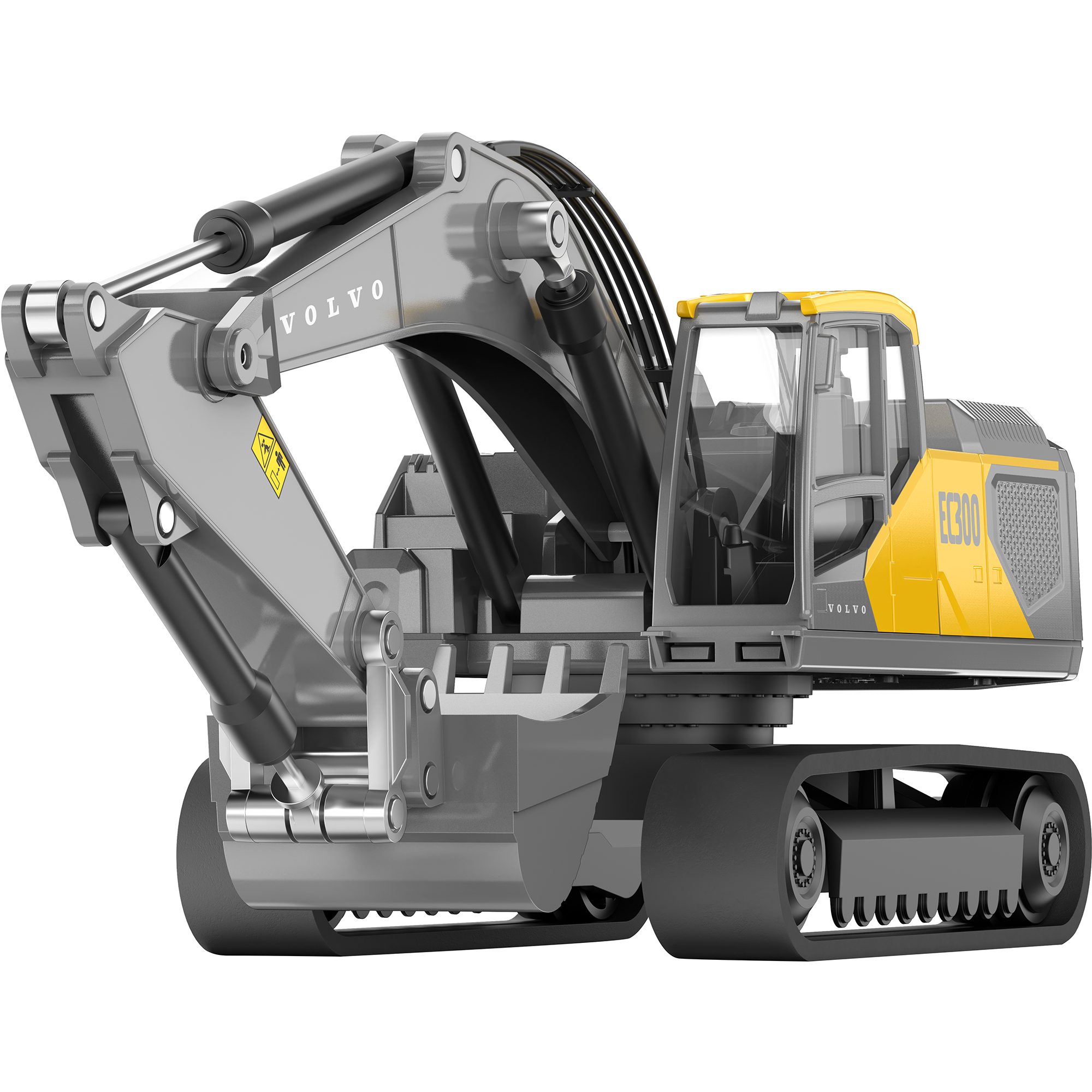Siku Spielzeug-Auto SIKU SUPER Volvo EC300 Hydraulikbagger, Modellfahrzeug