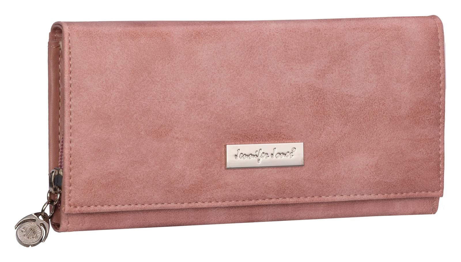 Jennifer Jones Geldbörse JENNIFER JONES Damen Geldbörse Geldbeutel Brieftasche Portmonee XXL, Damen Geldbörse klappbar mit Reißverschluss Portemonnaie Geldbeutel