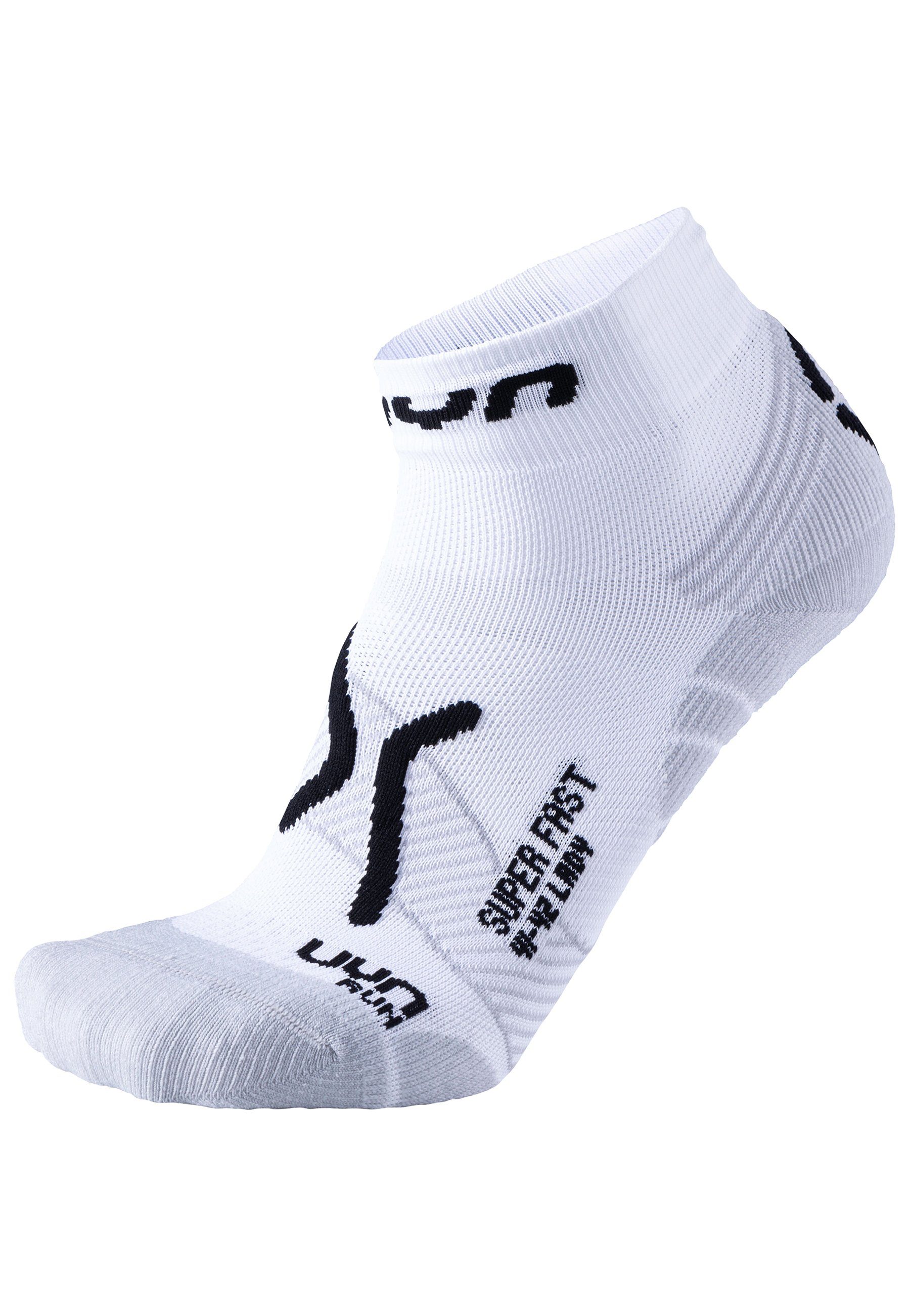 UYN Socken Run Super weiß (1-Paar) Fast