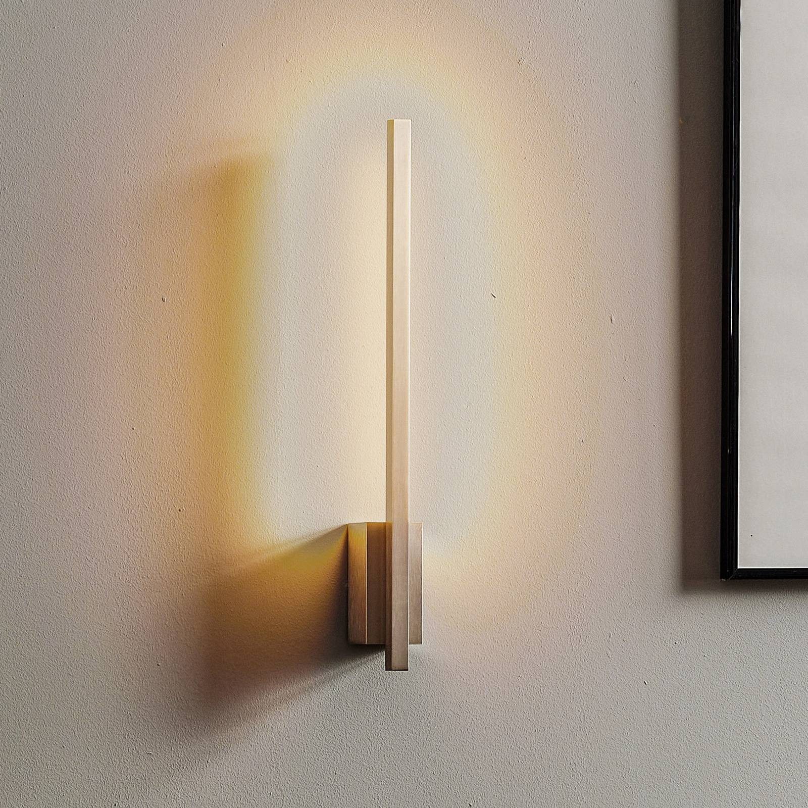 Quitani Wandleuchte Tolu, LED, Metall, Alu warmweiß IP20, LED 6,3 W gesamt, warmweiß