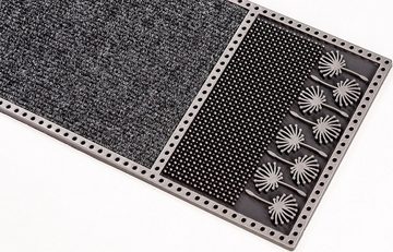 Fußmatte CC Clean Dandeli, Home2Fashion, rechteckig, Höhe: 8 mm, Schmutzfangmatte, robust & strapazierfähig, In- und Outdoor geeignet