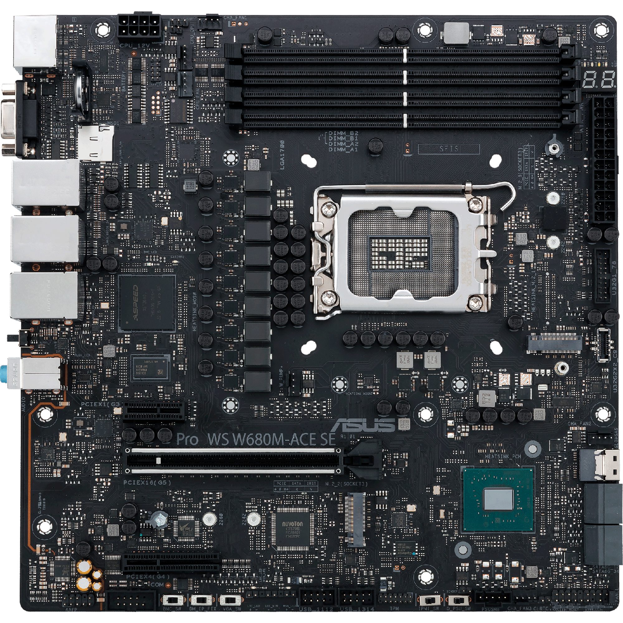Asus ASUS PRO WS W680M-ACE SE, Mainboard Mainboard