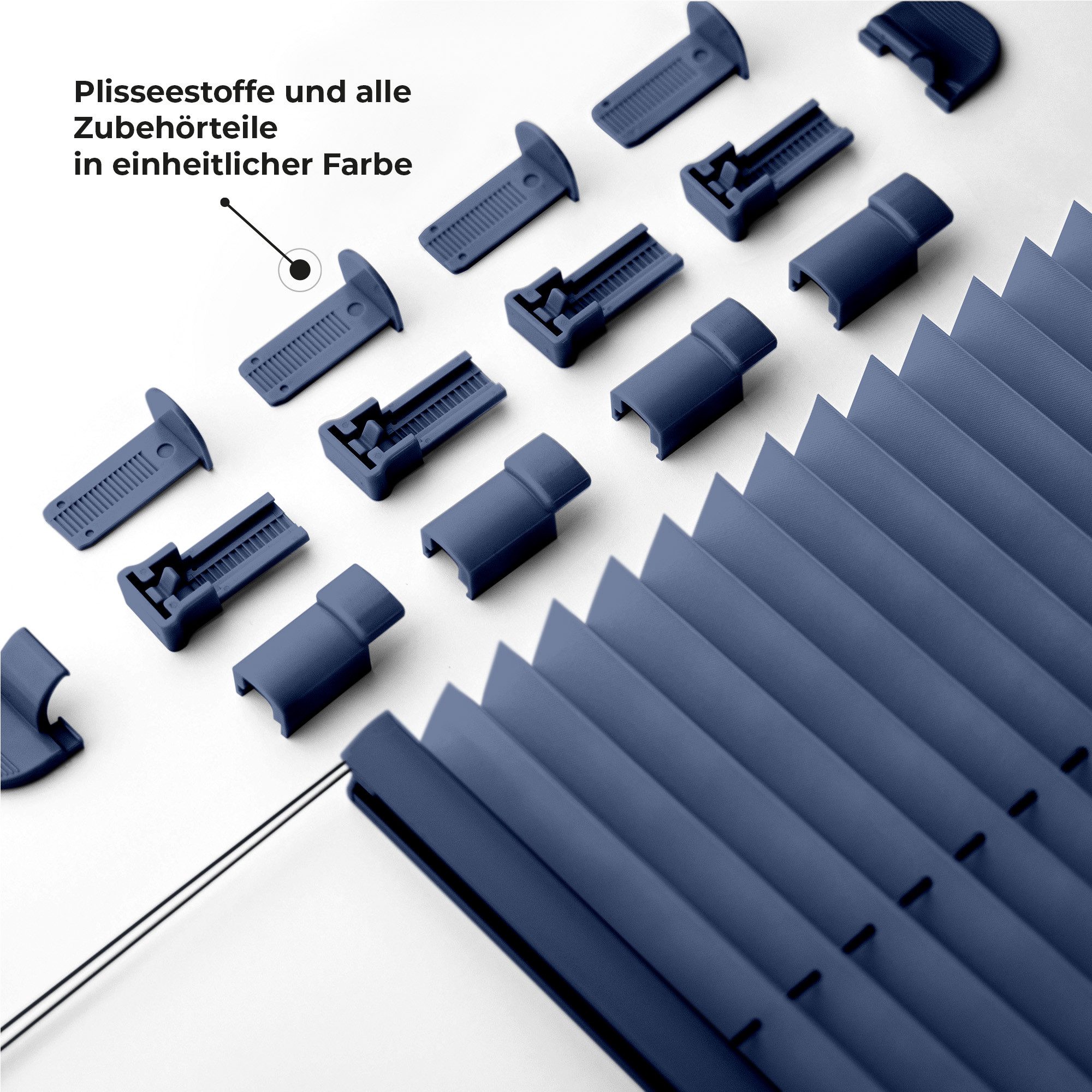 Sonello Plissee Klemmfix ohne Bohren, blickdicht, günstig online kaufen