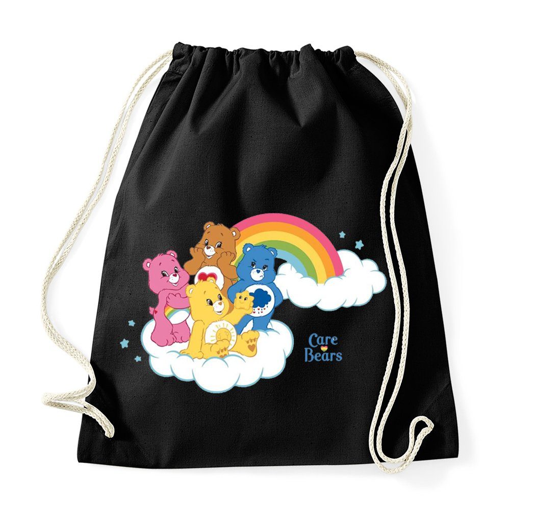 Blondie & Brownie Turnbeutel aus Baumwolle Glücksbärchis Care Bears Hab-Dich-lieb Bär Wolkenland