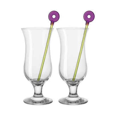 LEONARDO Cocktailglas »Hurricane Glas 2er-Set Bar«, Materialmix