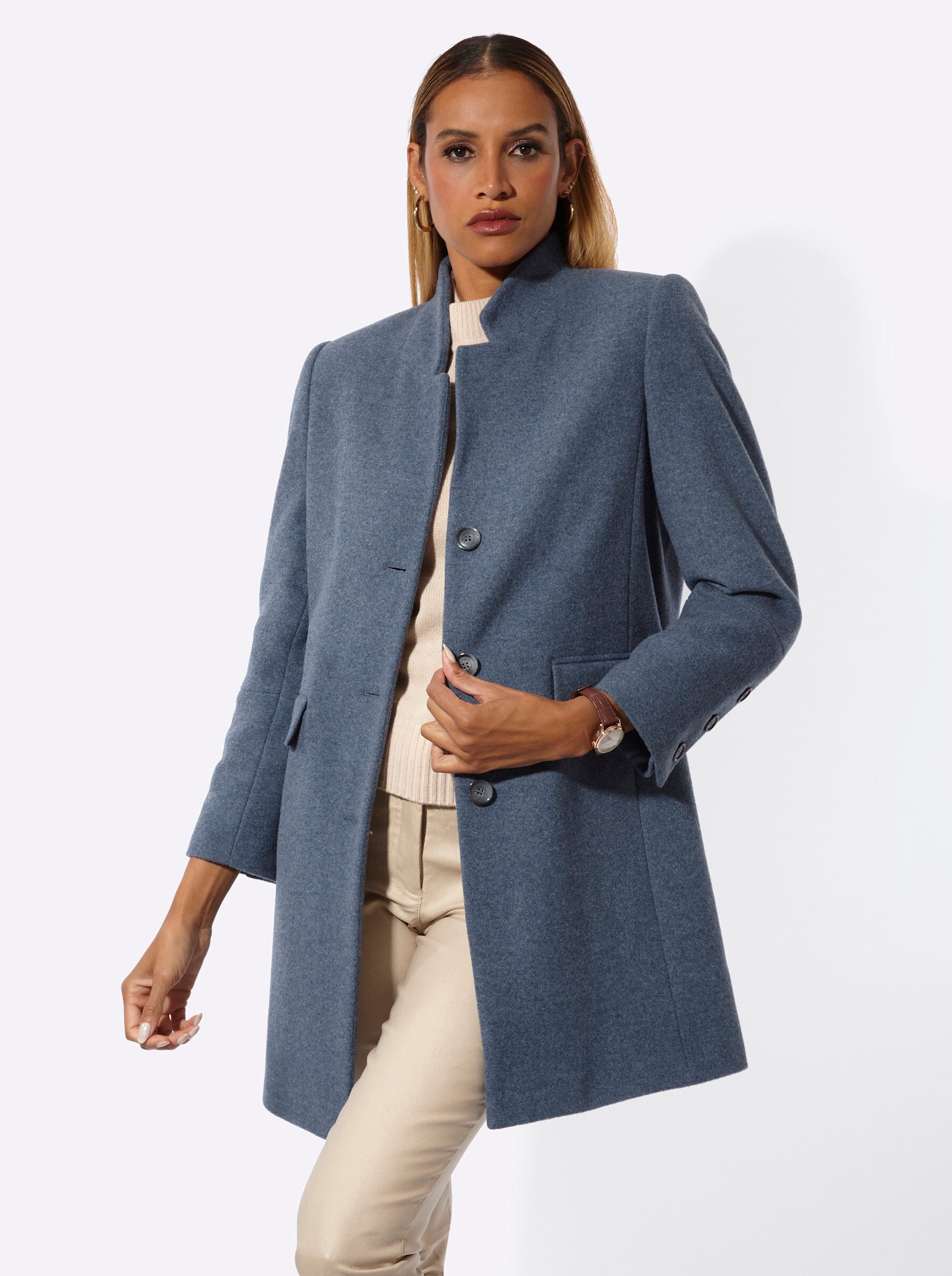 creation L Langmantel Woll-Mantel