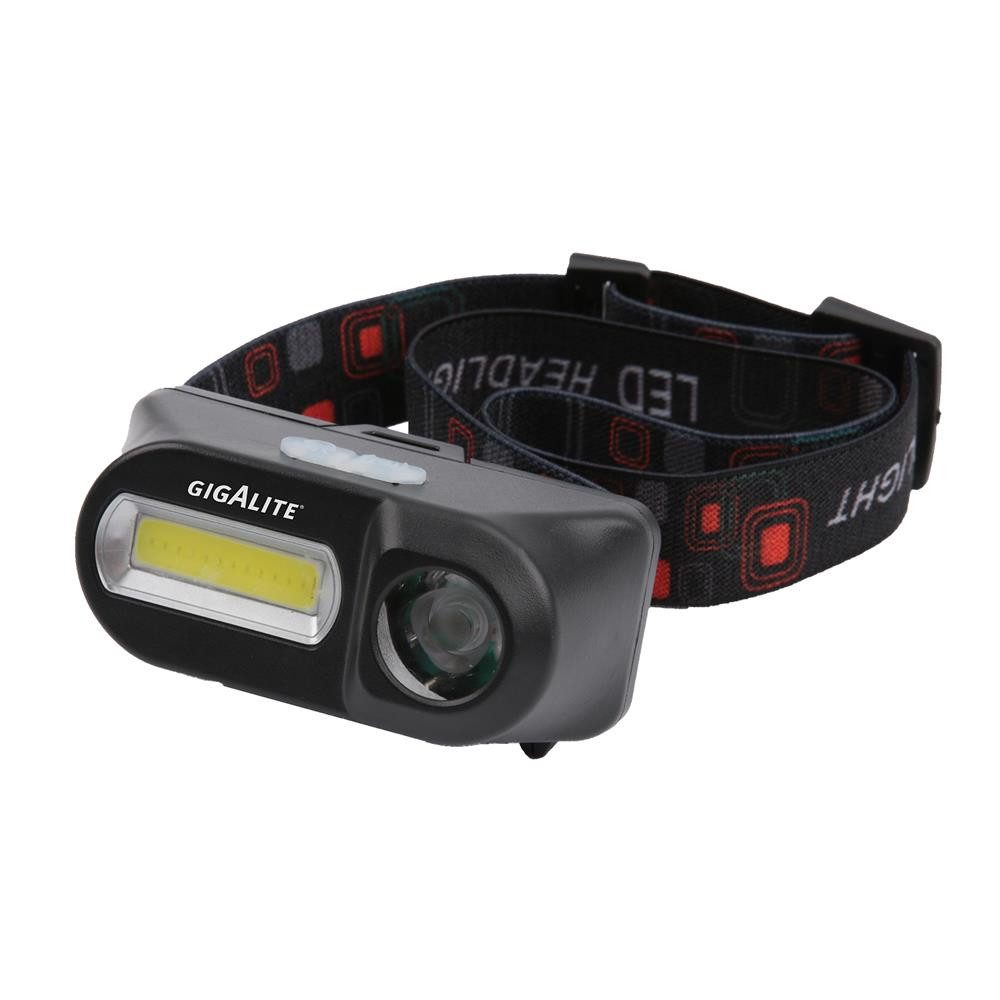 Go Europe LED Stirnlampe HLG 102, COB-Flutlicht, CREE-XPE-Fernlicht, USB-Akku, 4 Leuchtmodi