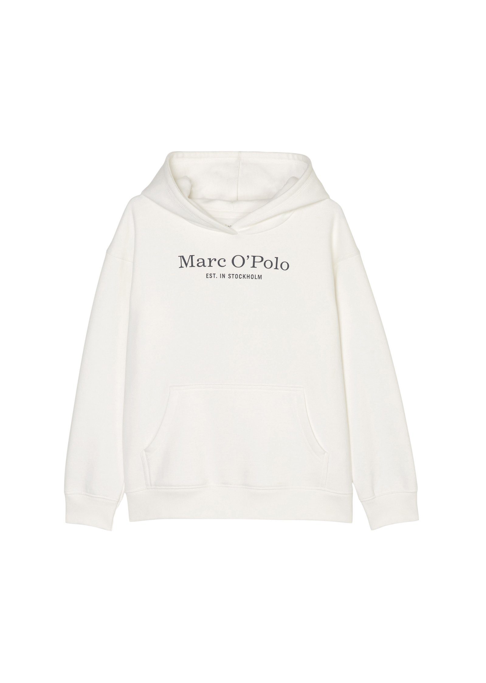 Marc O'Polo Sweatshirt aus weiß Bio-Baumwolle reiner
