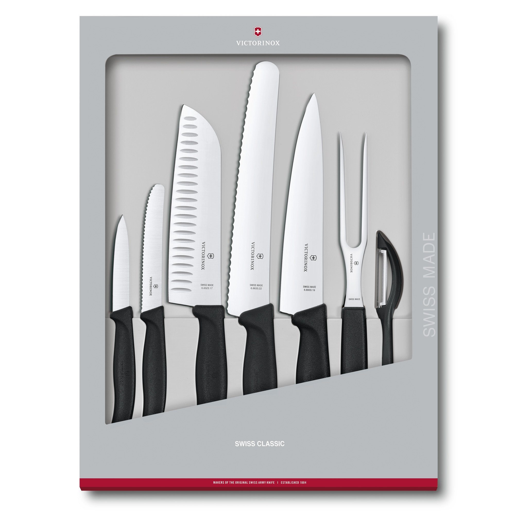 Messer-Set Swiss 7-teilig Classic Victorinox Küchengarnitur,