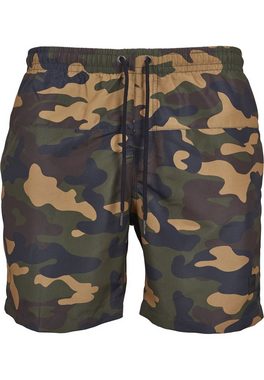 URBAN CLASSICS Badeshorts Urban Classics Herren Camo Swim Shorts